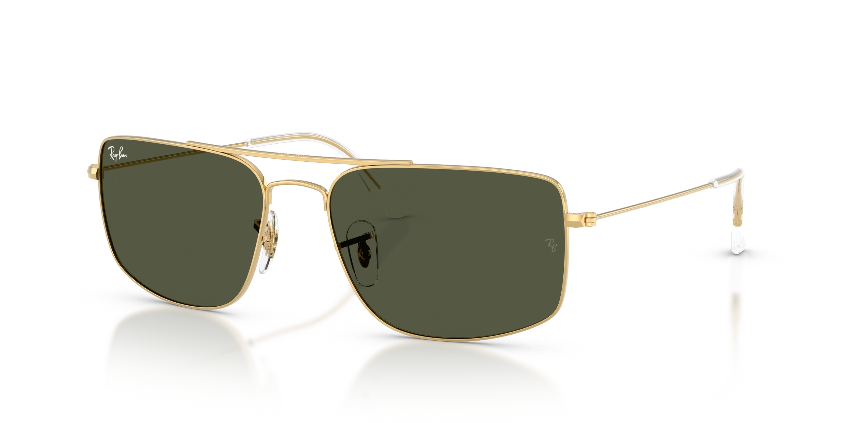 Ray-Ban napszemüveg - Explorer - Gold / Green
