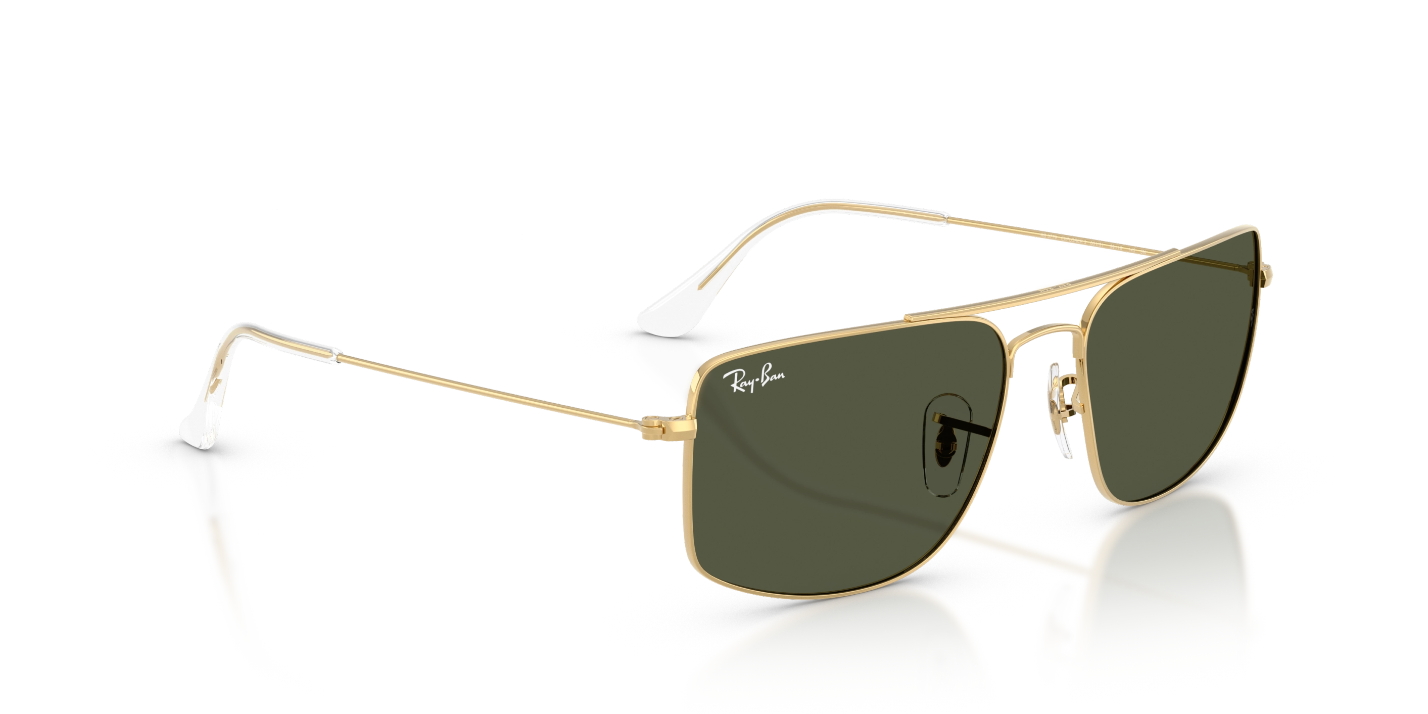 Ray-Ban napszemüveg - Explorer - Gold / Green