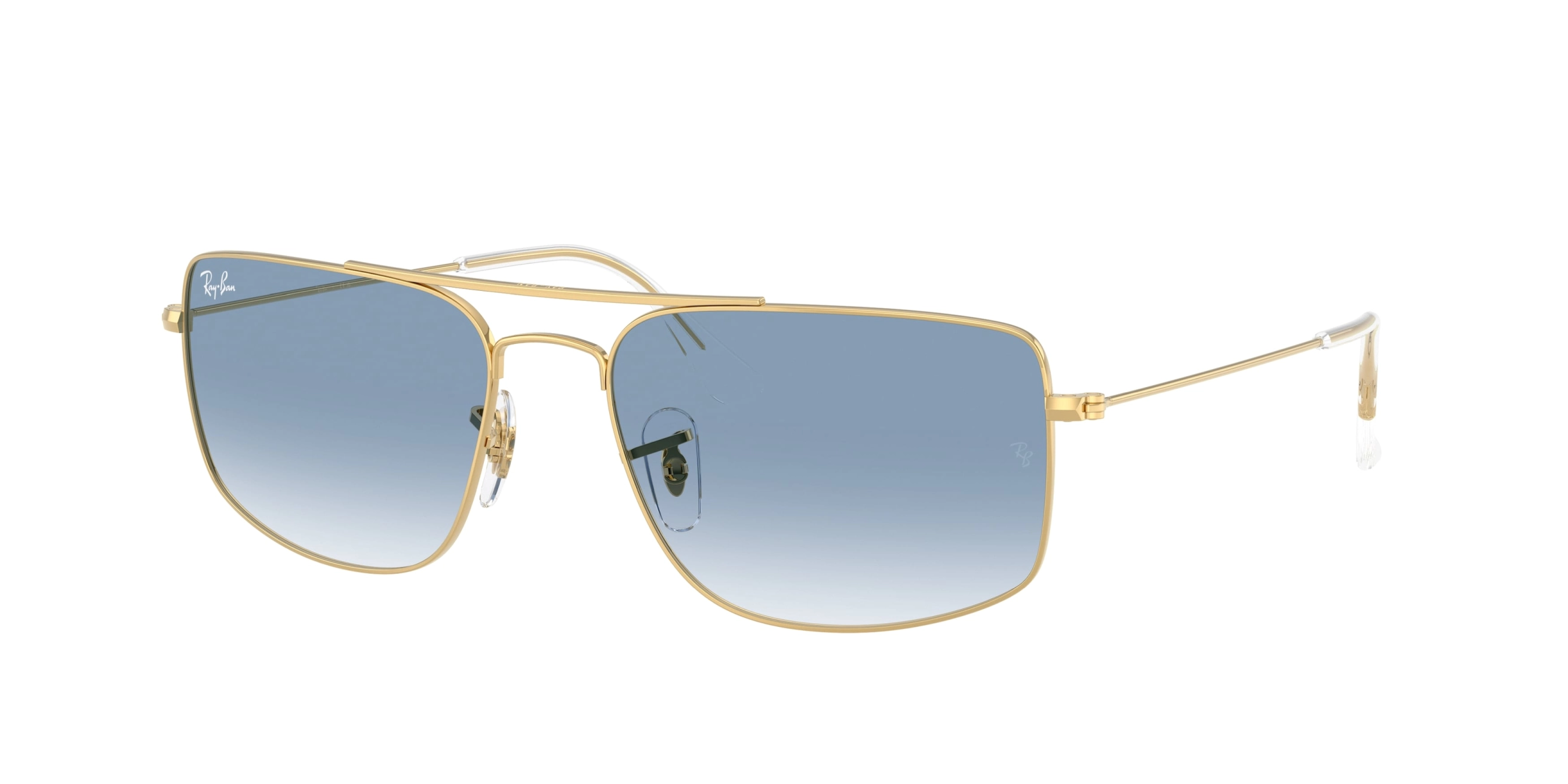 Ray-Ban napszemüveg - Explorer - Gold / Transparent Gradient Blue