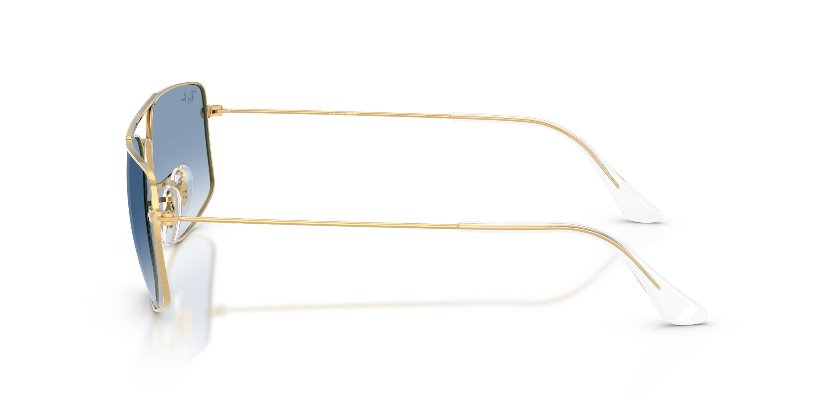 Ray-Ban napszemüveg - Explorer - Gold / Transparent Gradient Blue