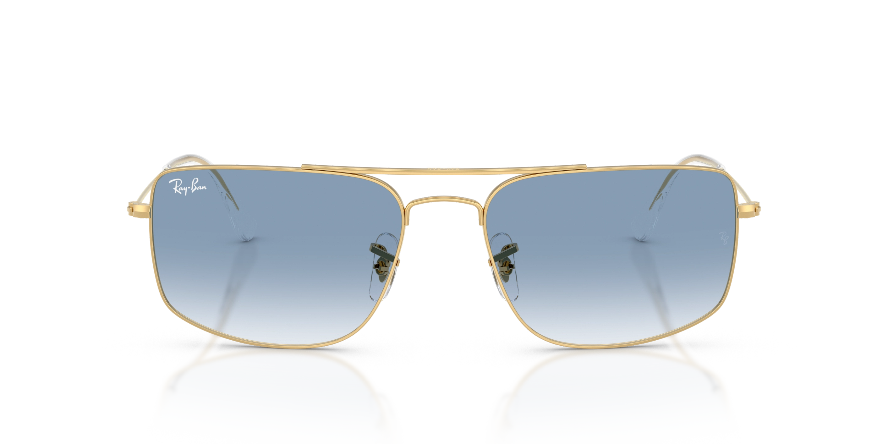Ray-Ban napszemüveg - Explorer - Gold / Transparent Gradient Blue