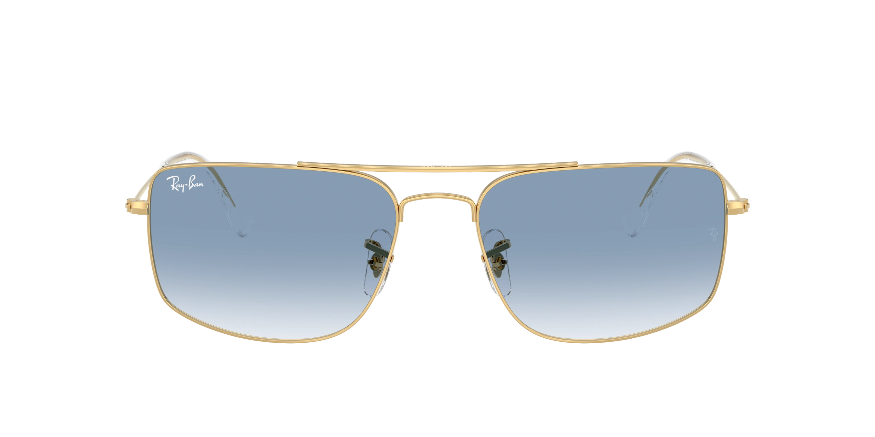 Ray-Ban napszemüveg - Explorer - Gold / Transparent Gradient Blue