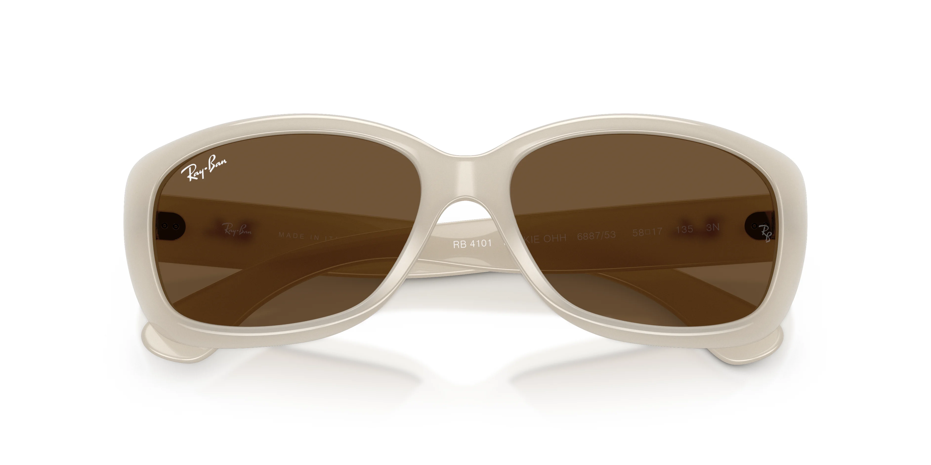 Ray-Ban napszemüveg - Jackie Ohh - Beige / Dark Brown