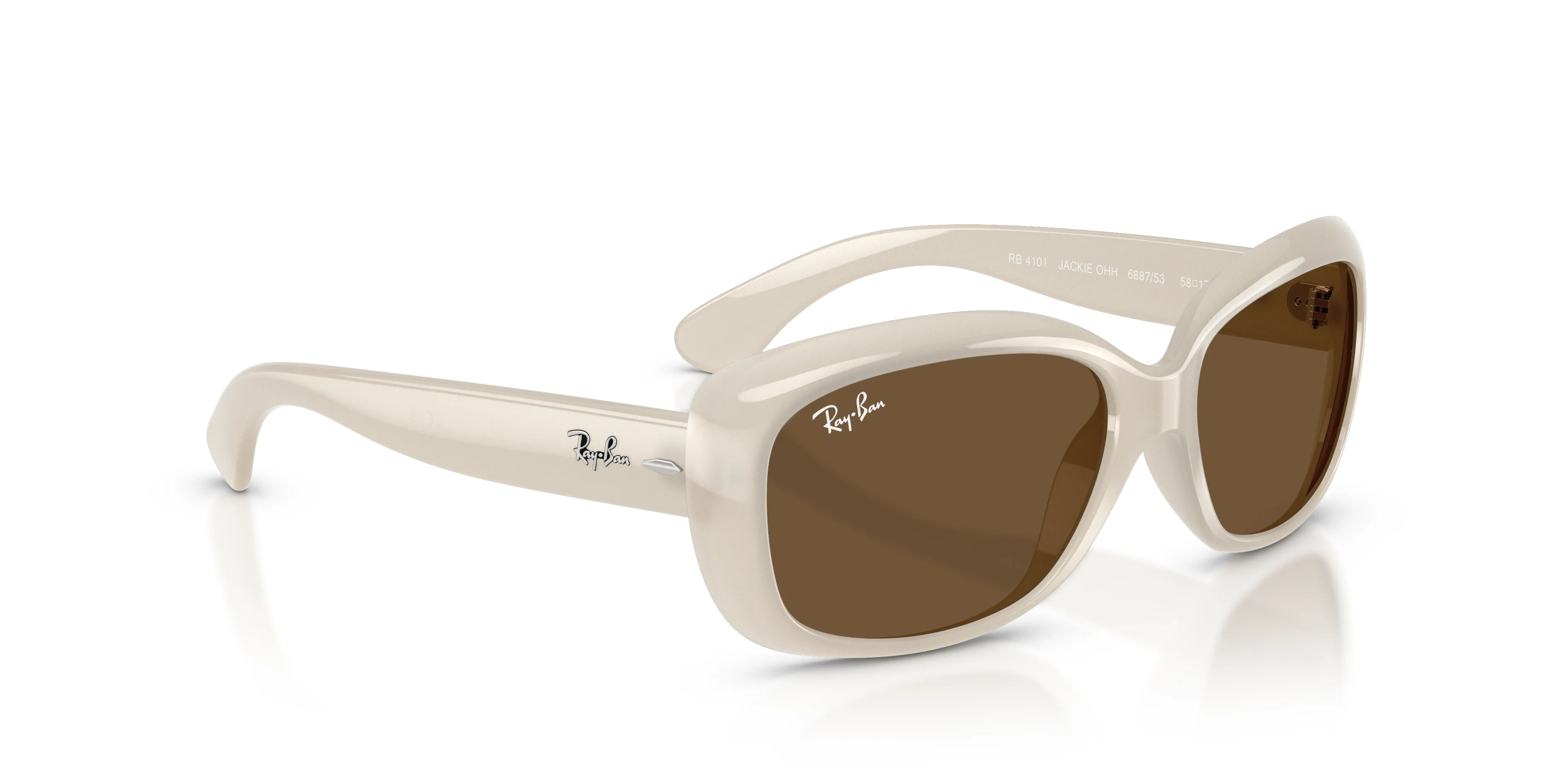 Ray-Ban napszemüveg - Jackie Ohh - Beige / Dark Brown