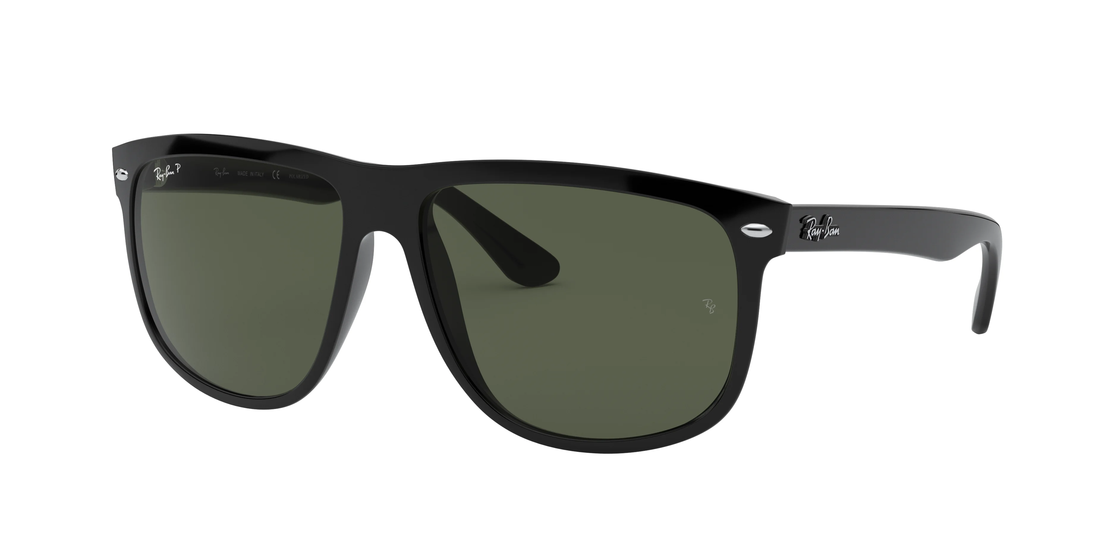 Ray-Ban napszemüveg - BOYFRIEND - Black / Dark Green Polarized