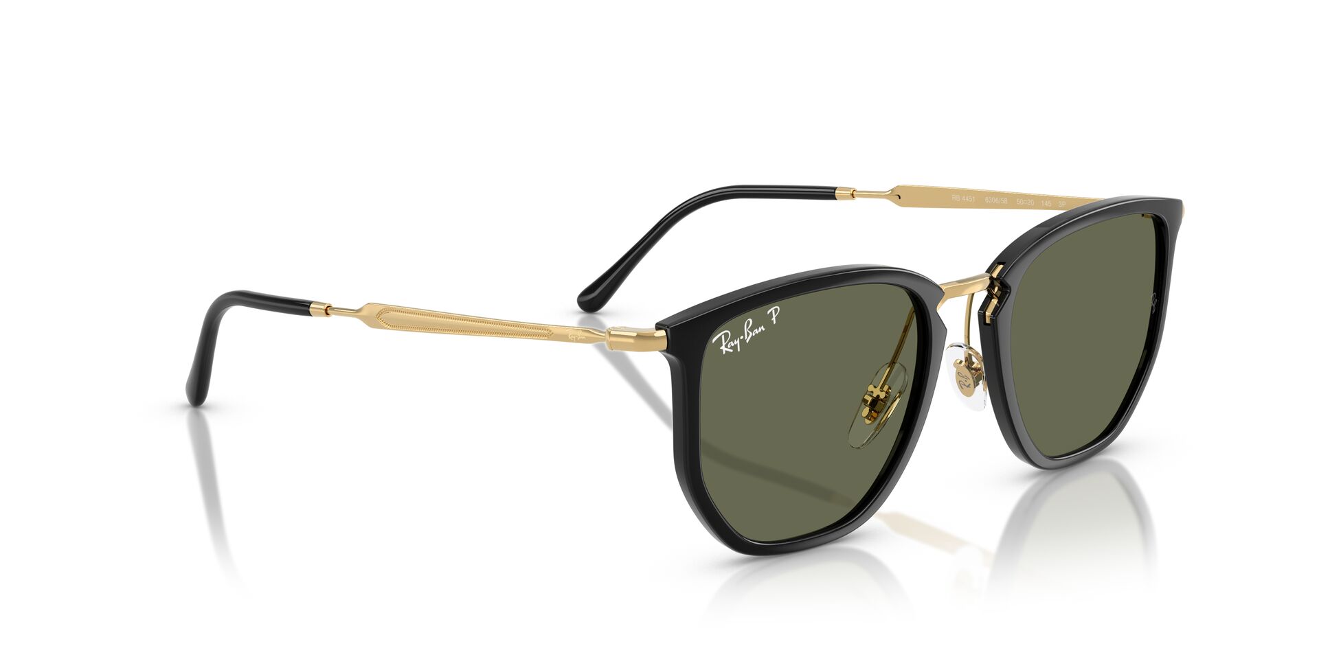 Ray-Ban napszemüveg  -  BLACK / POLARIZED GREEN