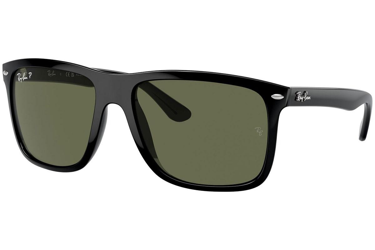 Ray-Ban napszemüveg - Boyfriend Two - Black / Green Polarized