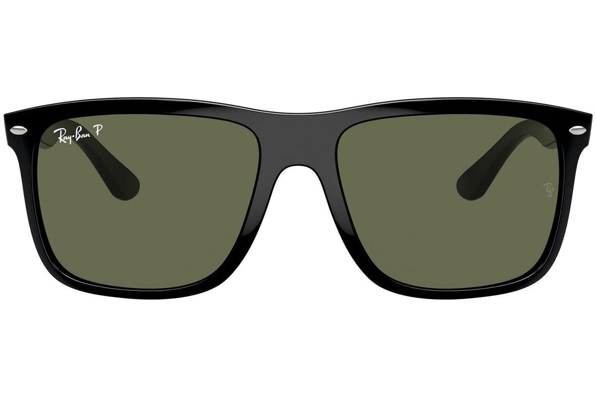 Ray-Ban napszemüveg - Boyfriend Two - Black / Green Polarized