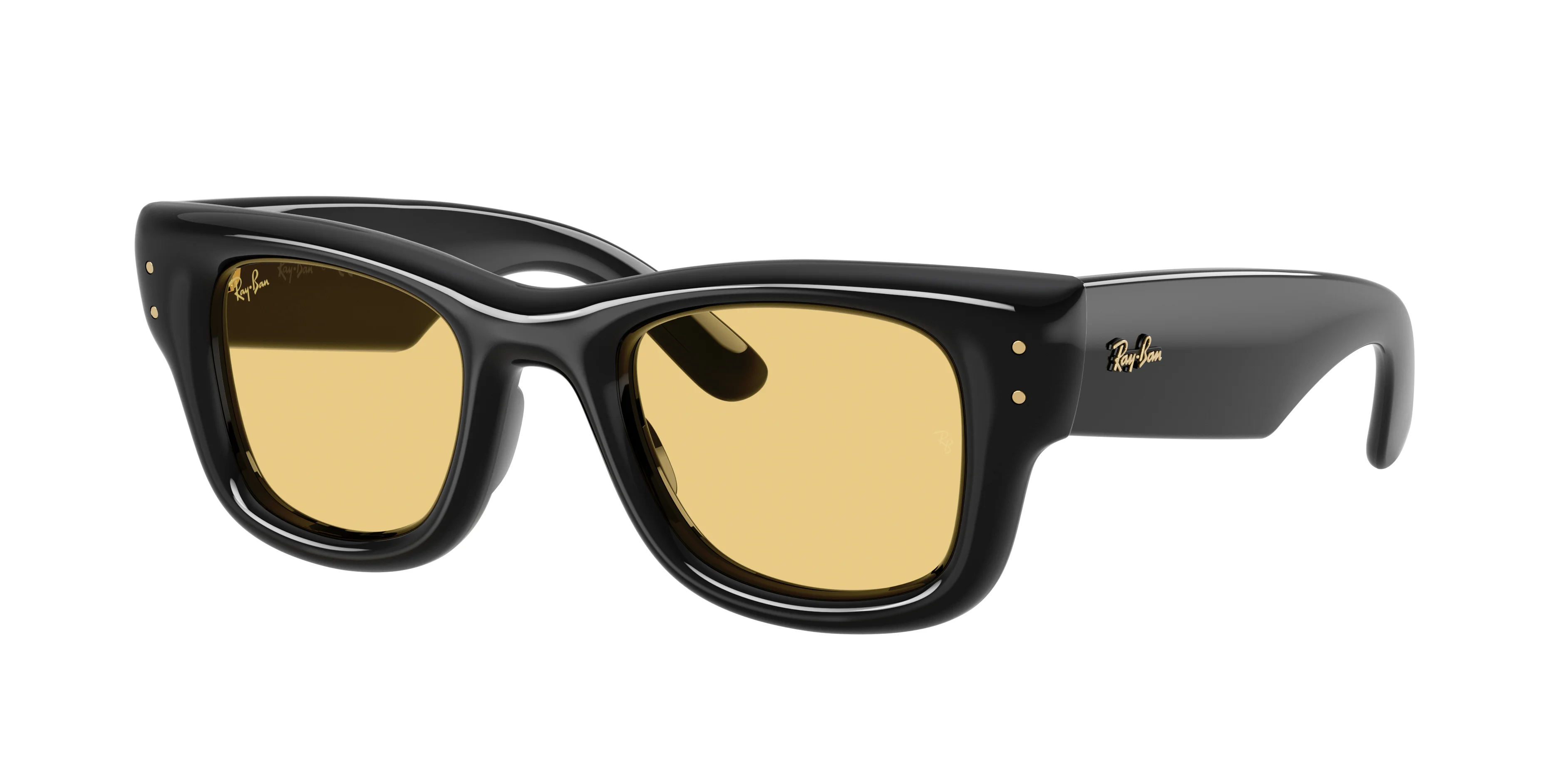 Ray-Ban x A$AP ROCKY napszemüveg - WAYFARER PUFFER - Black / Yellow