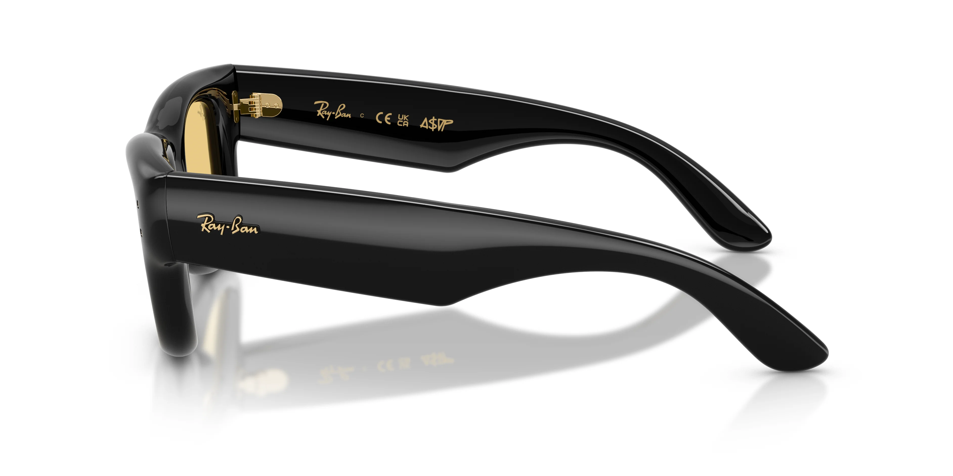 Ray-Ban x A$AP ROCKY napszemüveg - WAYFARER PUFFER - Black / Yellow
