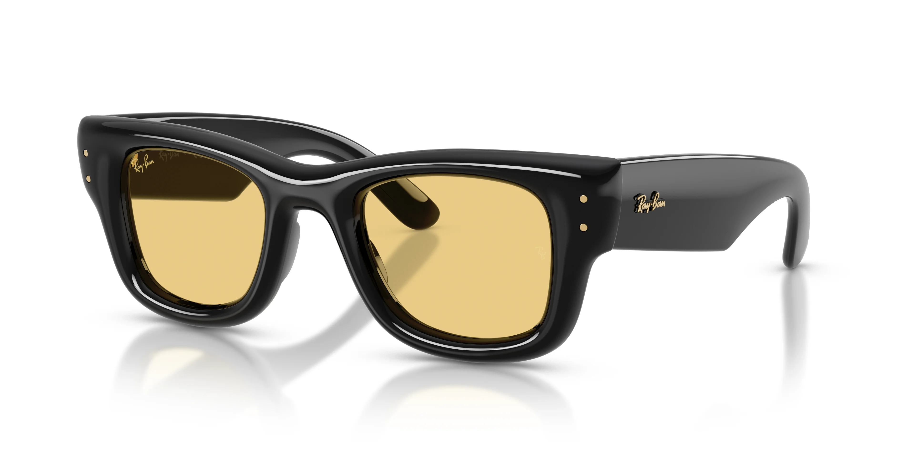 Ray-Ban x A$AP ROCKY napszemüveg - WAYFARER PUFFER - Black / Yellow