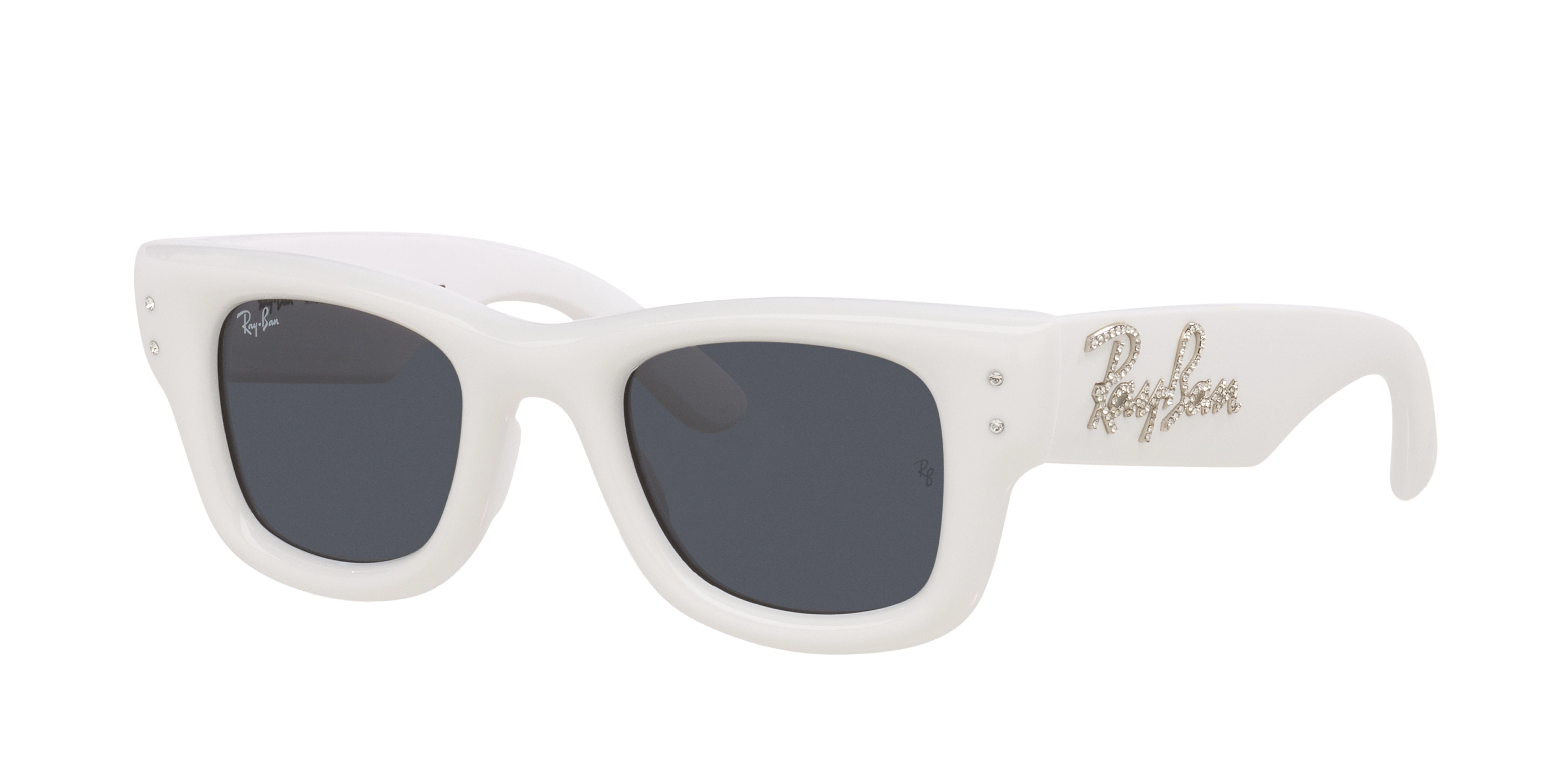 Ray-Ban x A$AP ROCKY napszemüveg - Wayfarer Puffer - White / Black