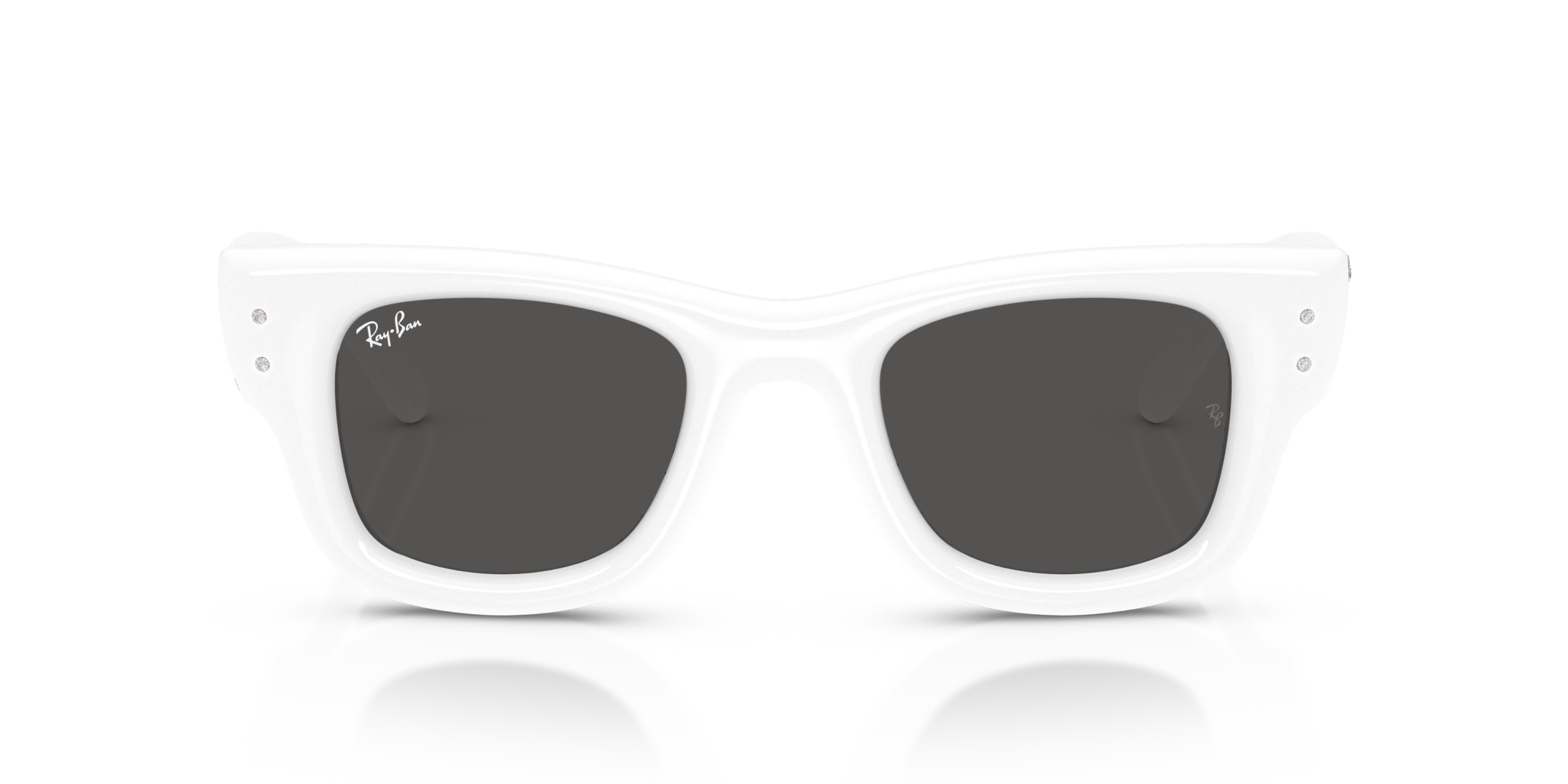 Ray-Ban x A$AP ROCKY napszemüveg - Wayfarer Puffer - White / Black