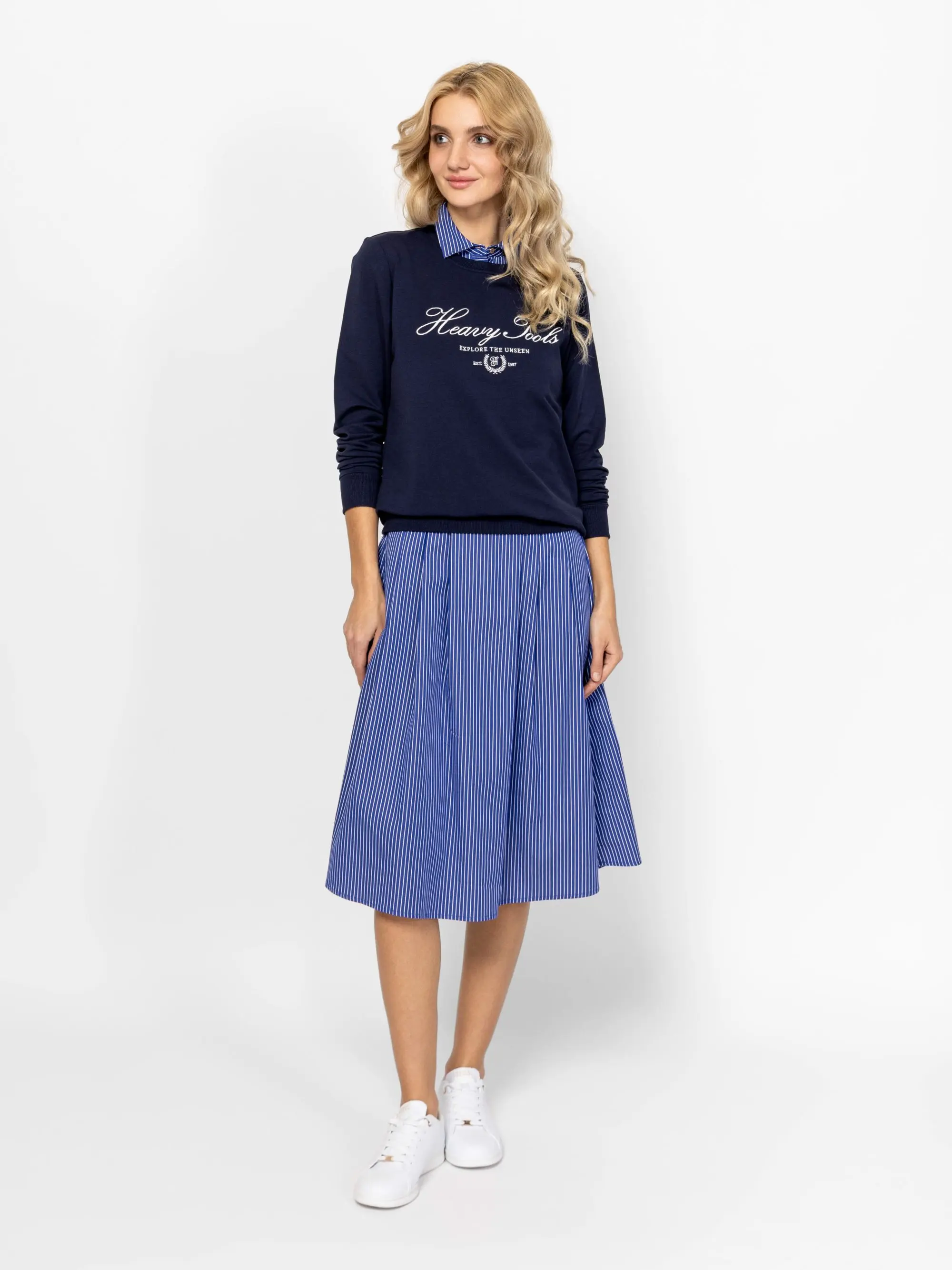 Heavy Tools - DINNA / NAVY - Elegáns Női pulóver