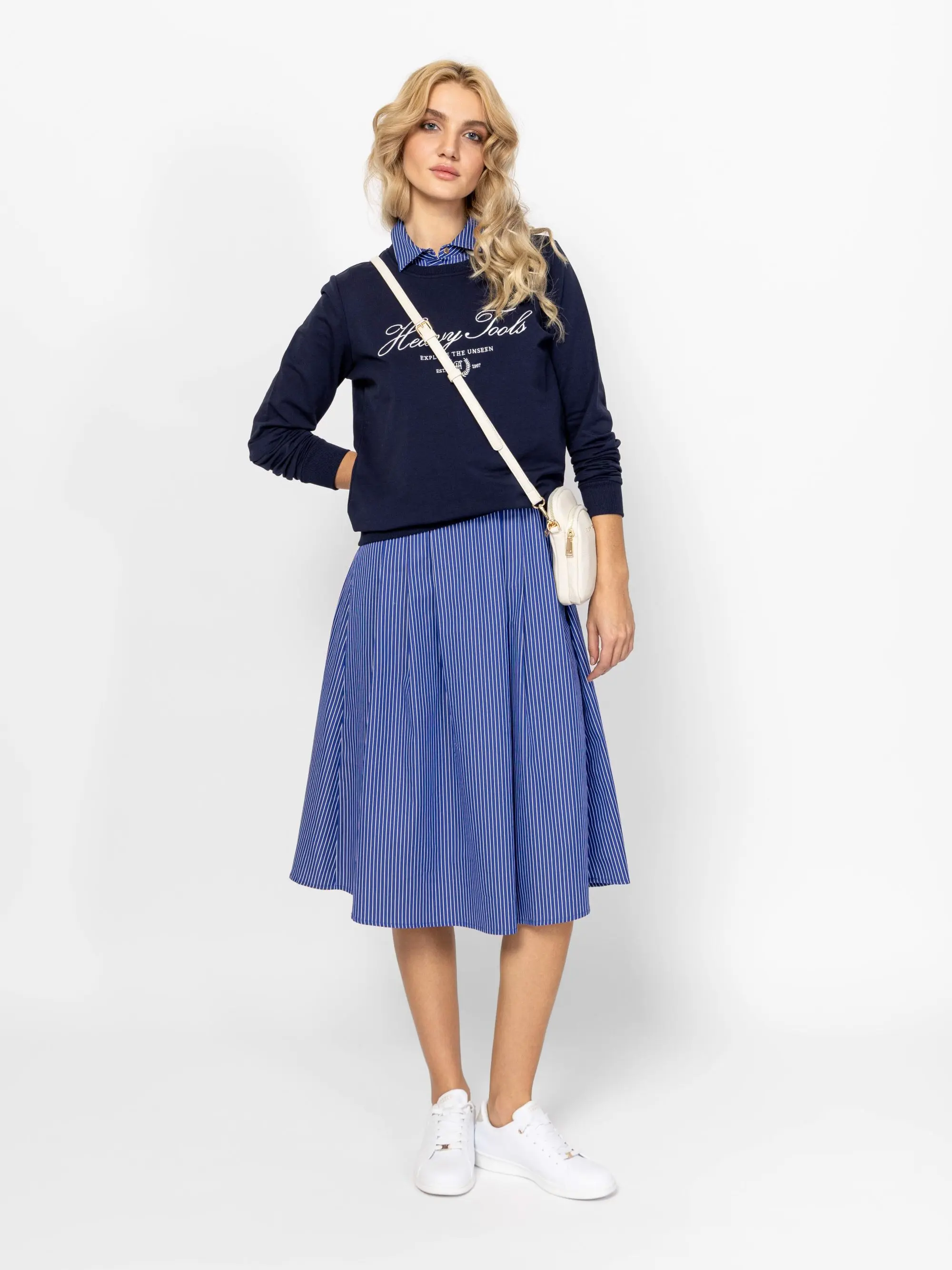 Heavy Tools - DINNA / NAVY - Elegáns Női pulóver