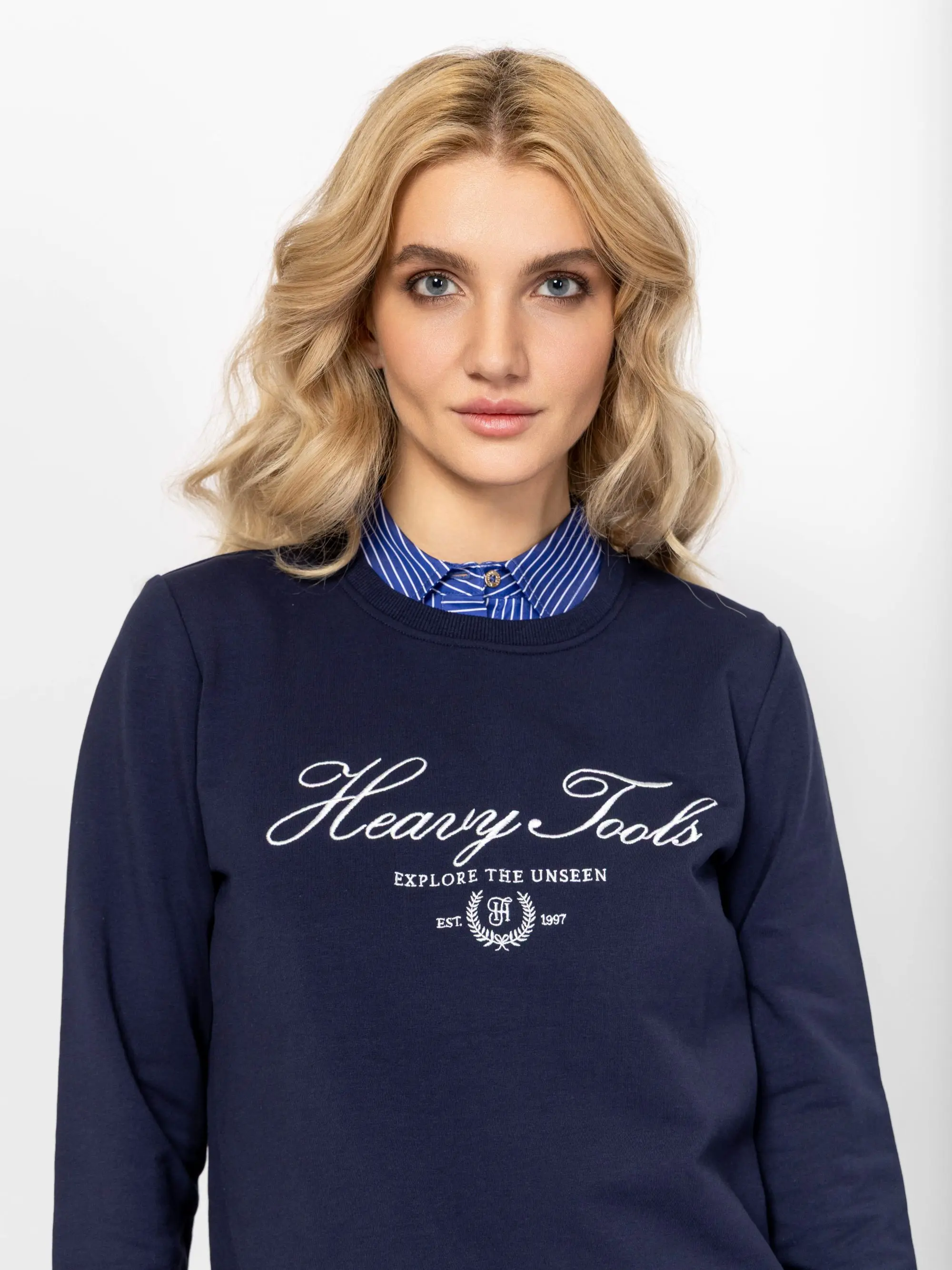 Heavy Tools - DINNA / NAVY - Elegáns Női pulóver