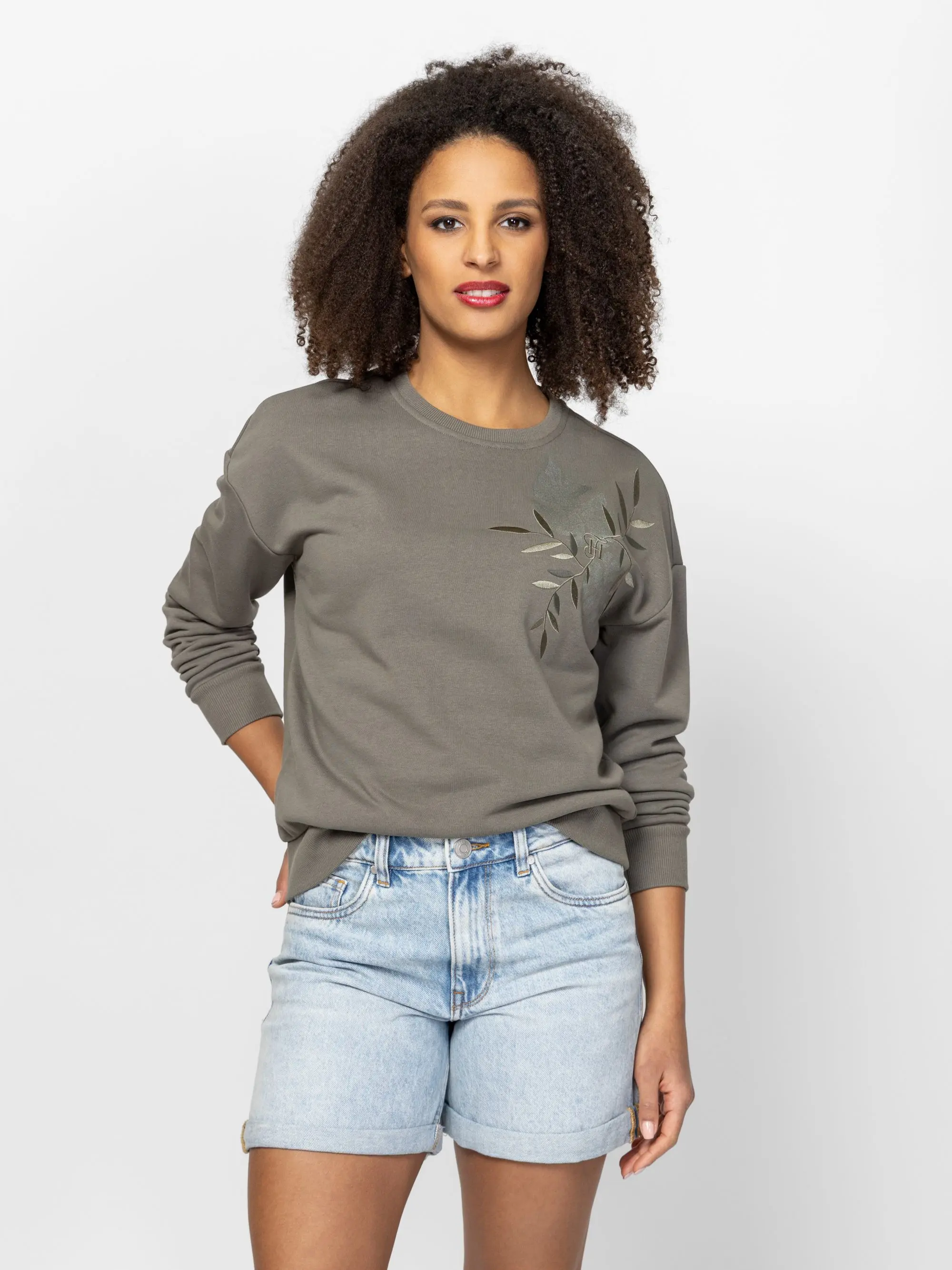 Heavy Tools - DAMMY / KHAKI - Elegáns Női pulóver