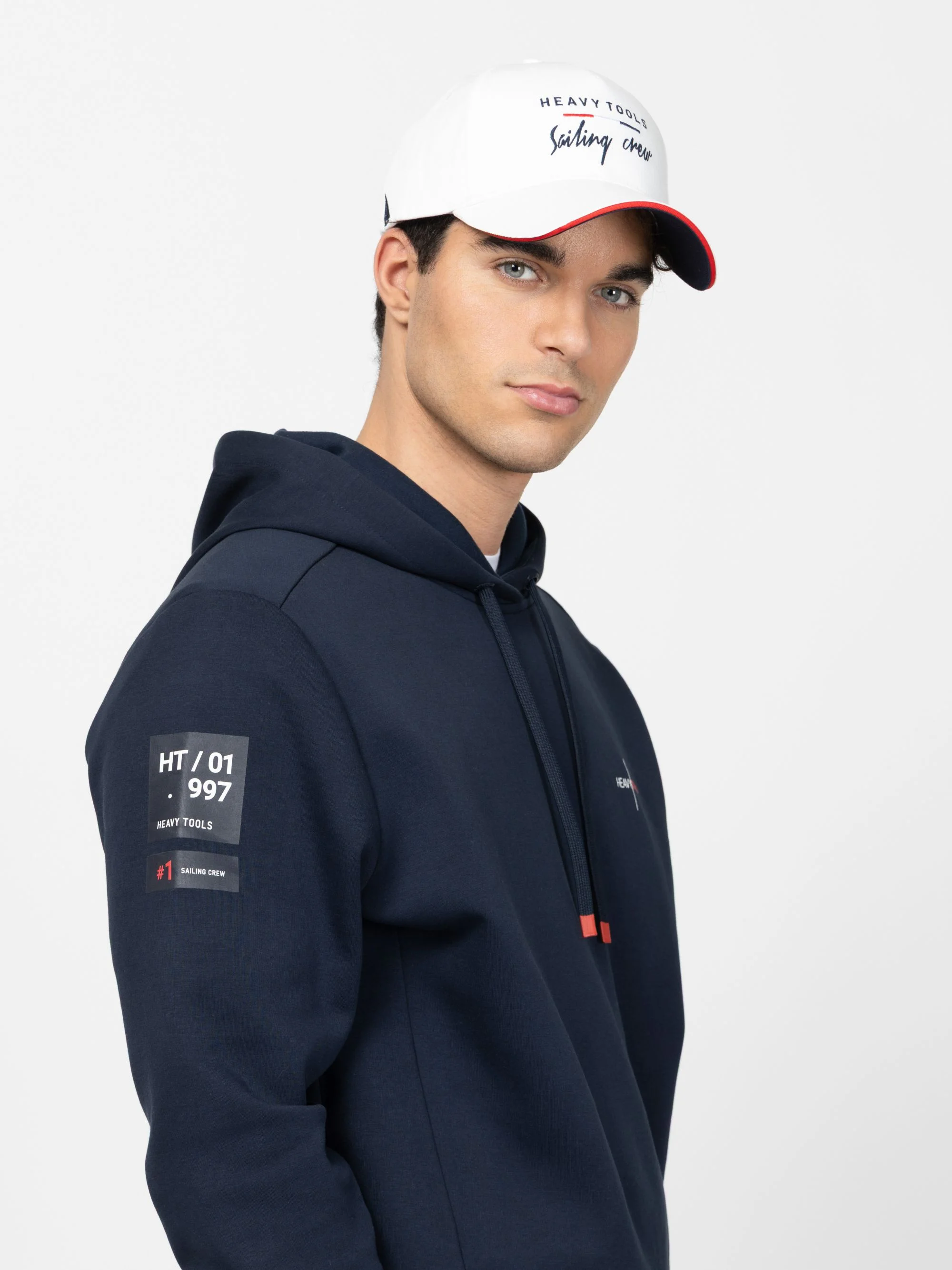 Heavy Tools - SILO / NAVY - Férfi melegítő pulóver