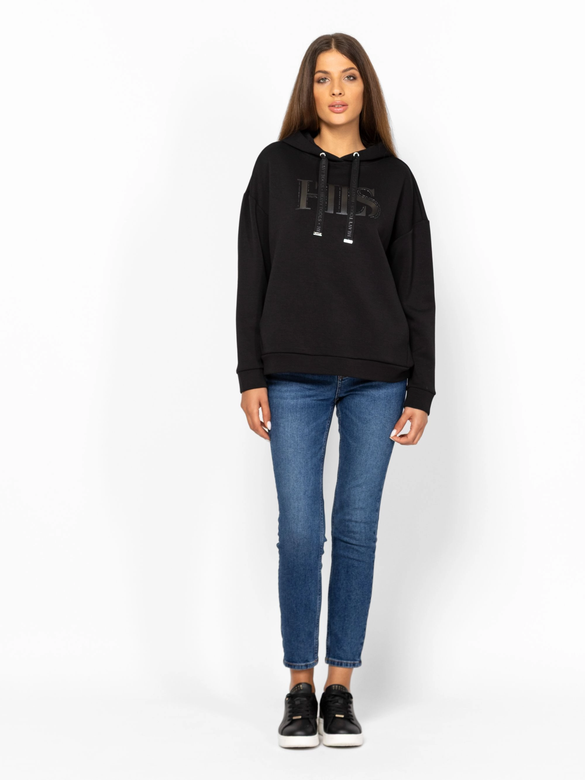 Heavy Tools - SACI / BLACK - Sportos Női pulóver