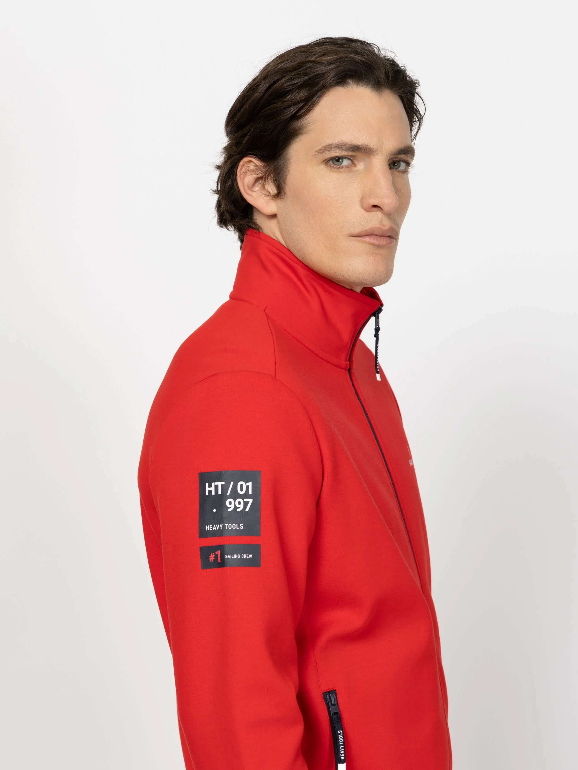 Heavy Tools - TELMES / RED - Férfi melegítő pulóver