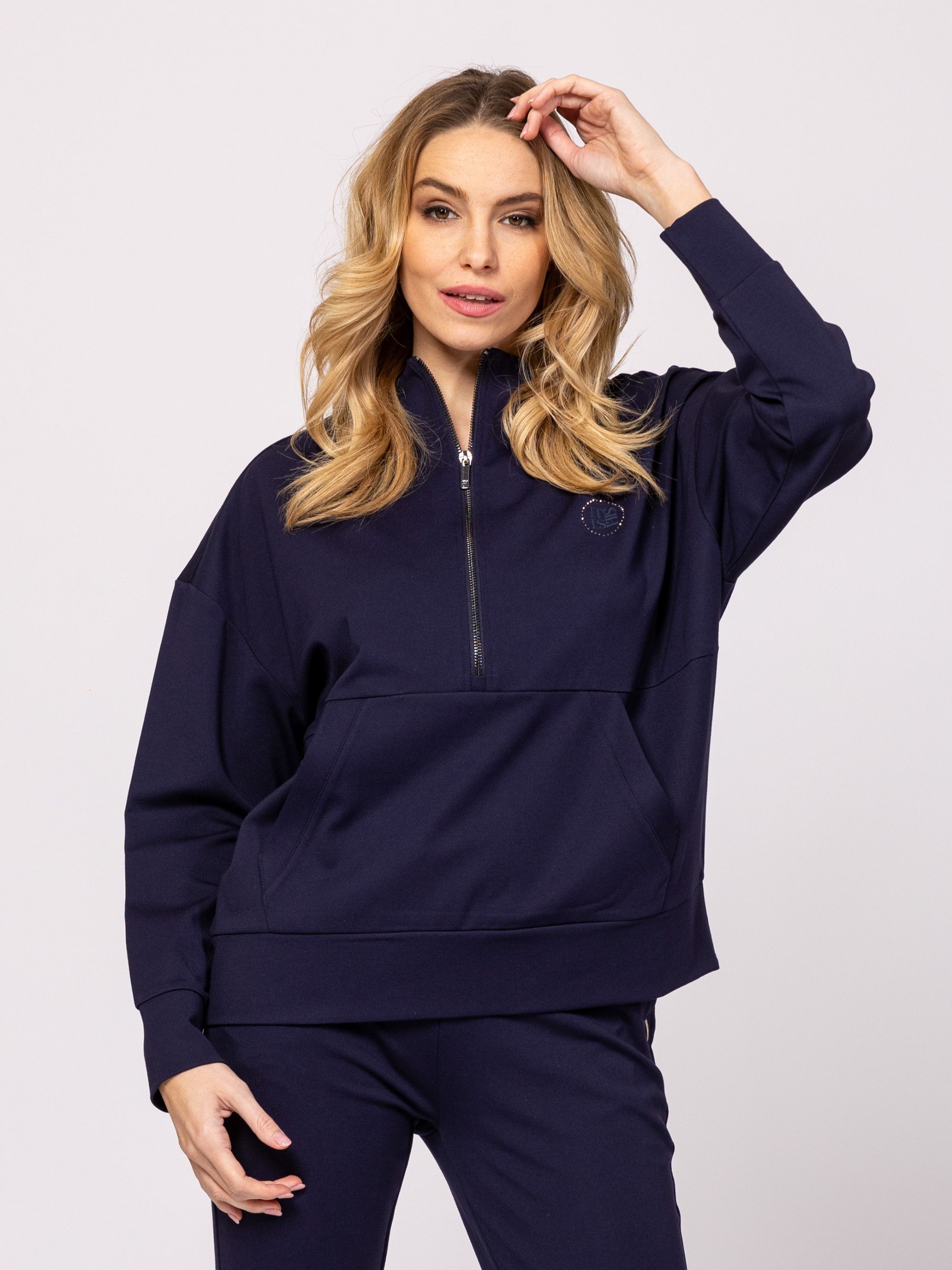 Heavy Tools - TAYRA / NAVY - Női melegítő pulóver