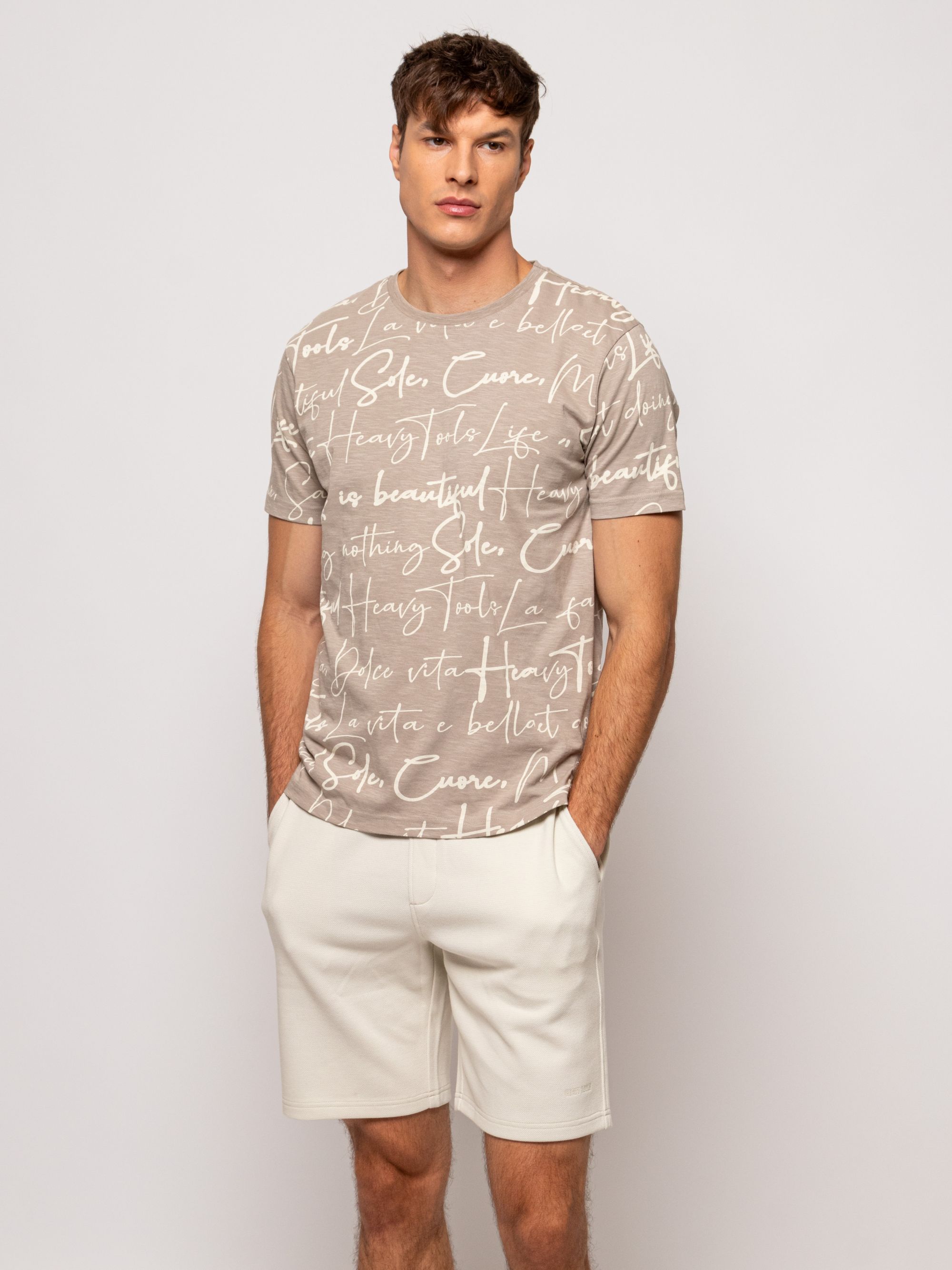 Heavy Tools - ZAKARTA / BONE - Sportos Férfi rövidnadrág