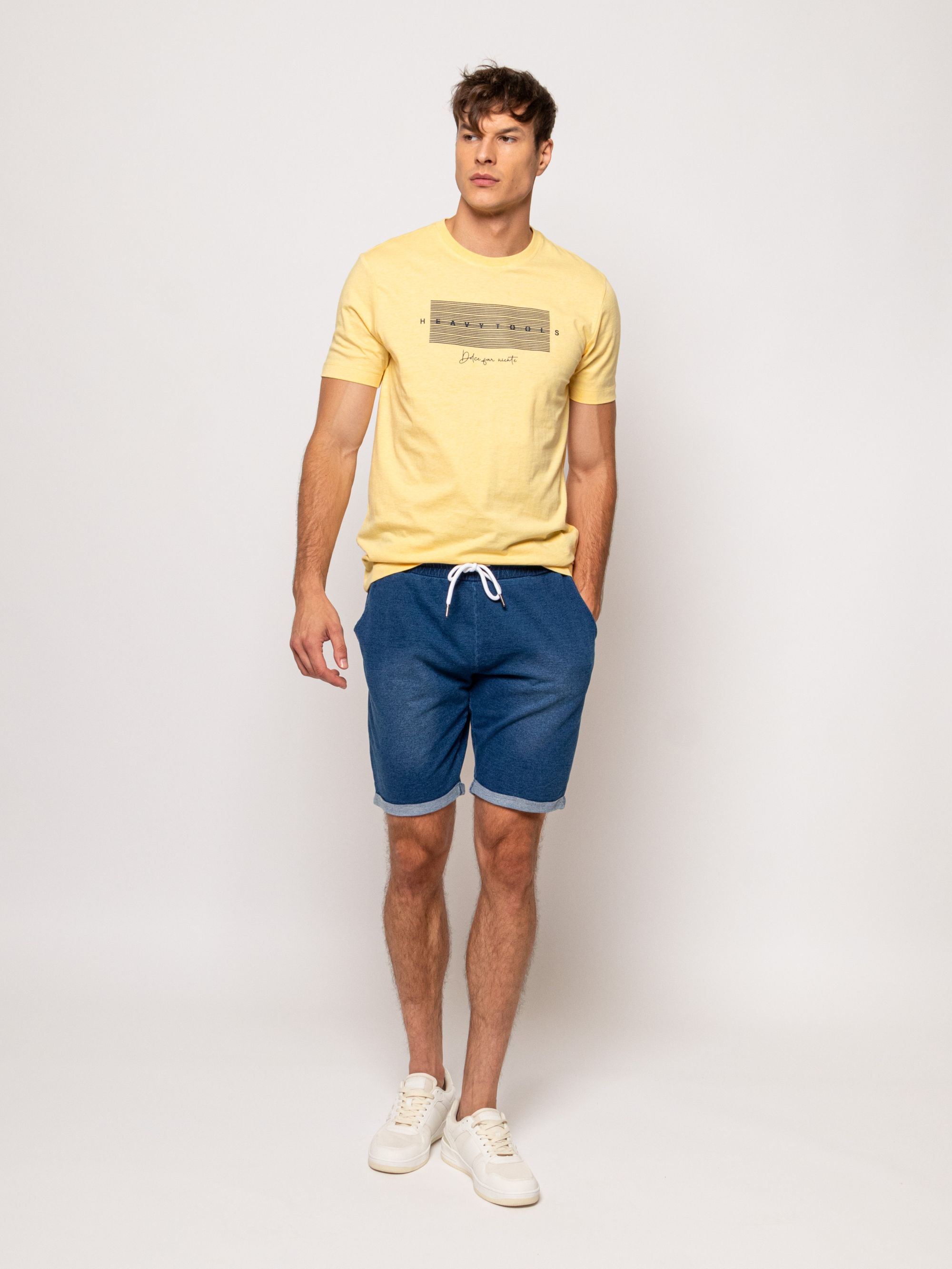 Heavy Tools - ZETS25 / INDIGO - Sportos Férfi rövidnadrág