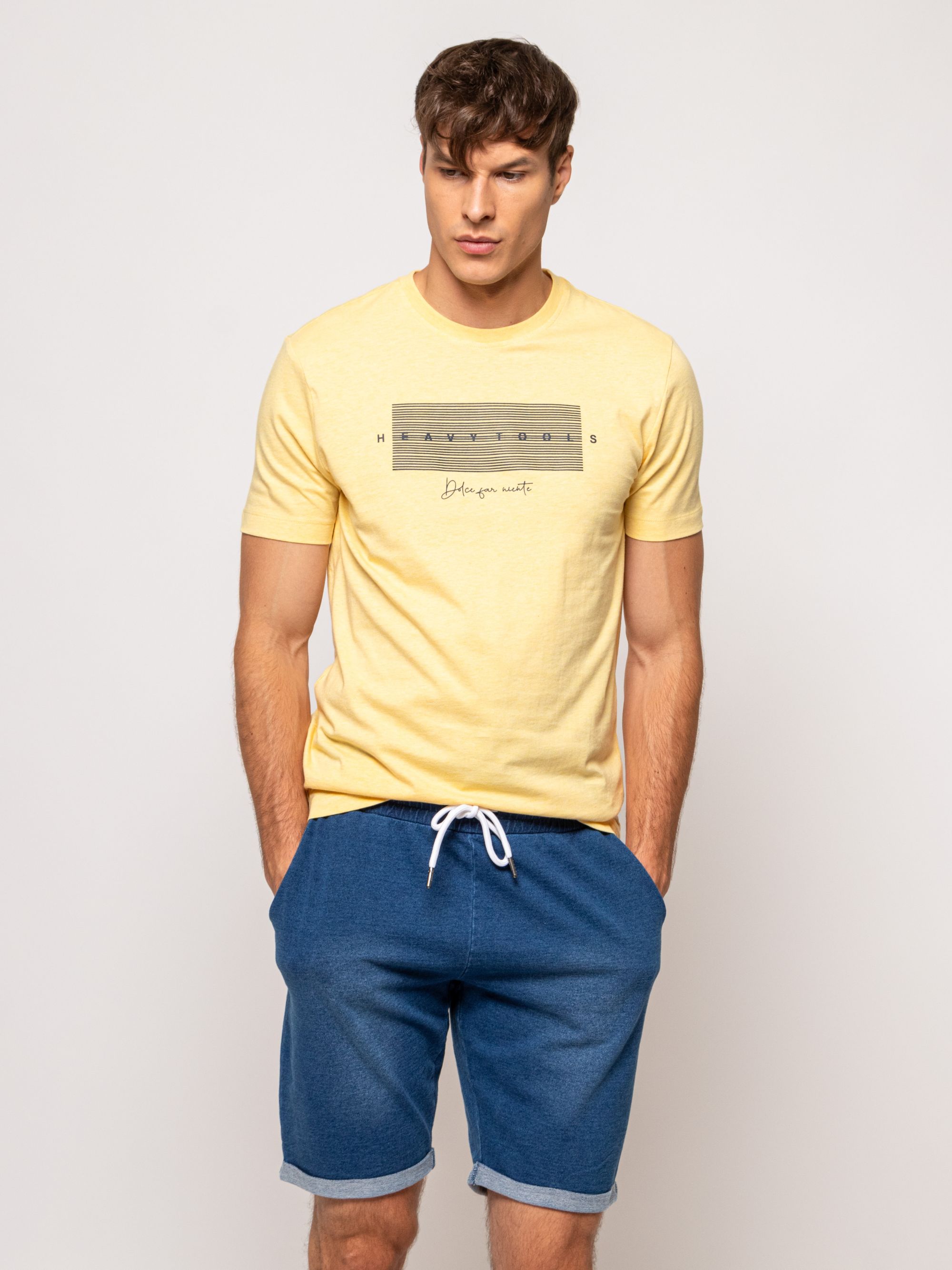 Heavy Tools - ZETS25 / INDIGO - Sportos Férfi rövidnadrág