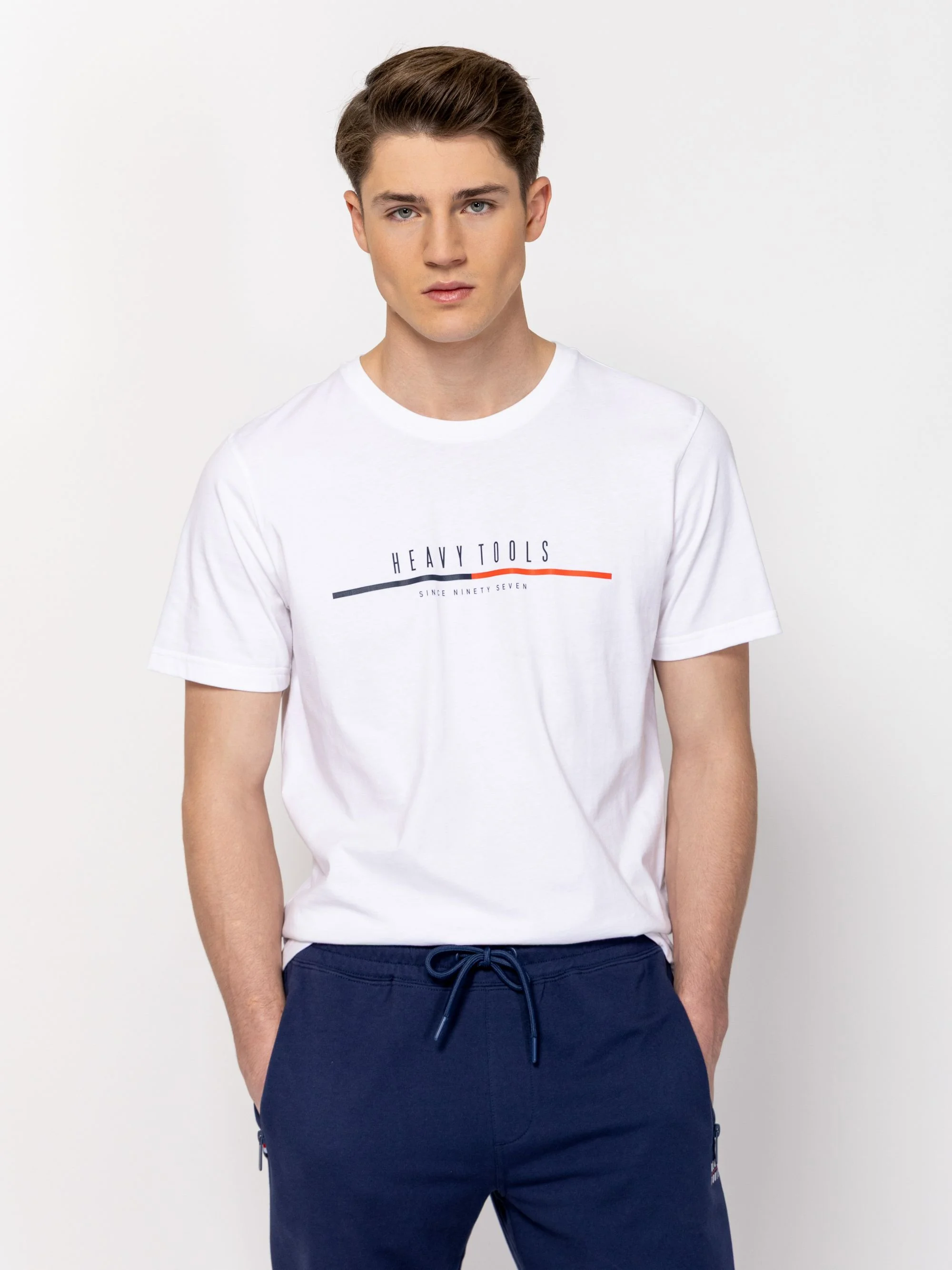 Heavy Tools - MACON / WHITE - Férfi póló