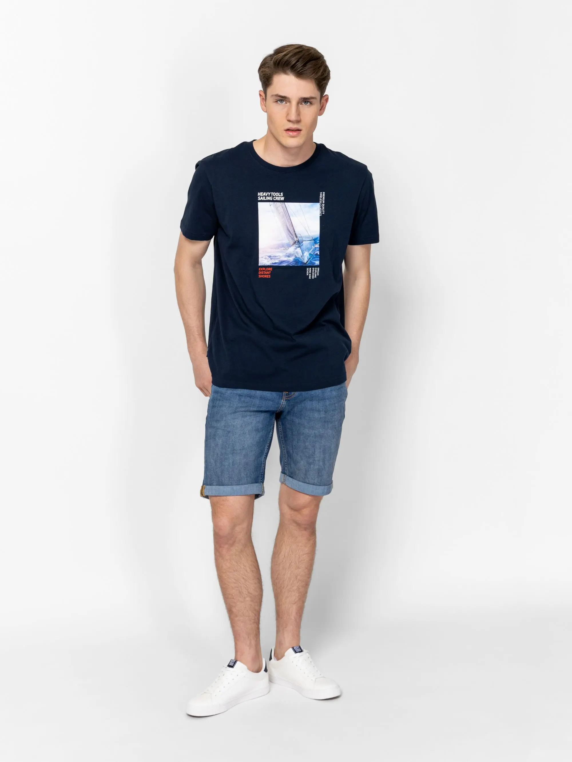 Heavy Tools - MIRVO / NAVY - Férfi póló