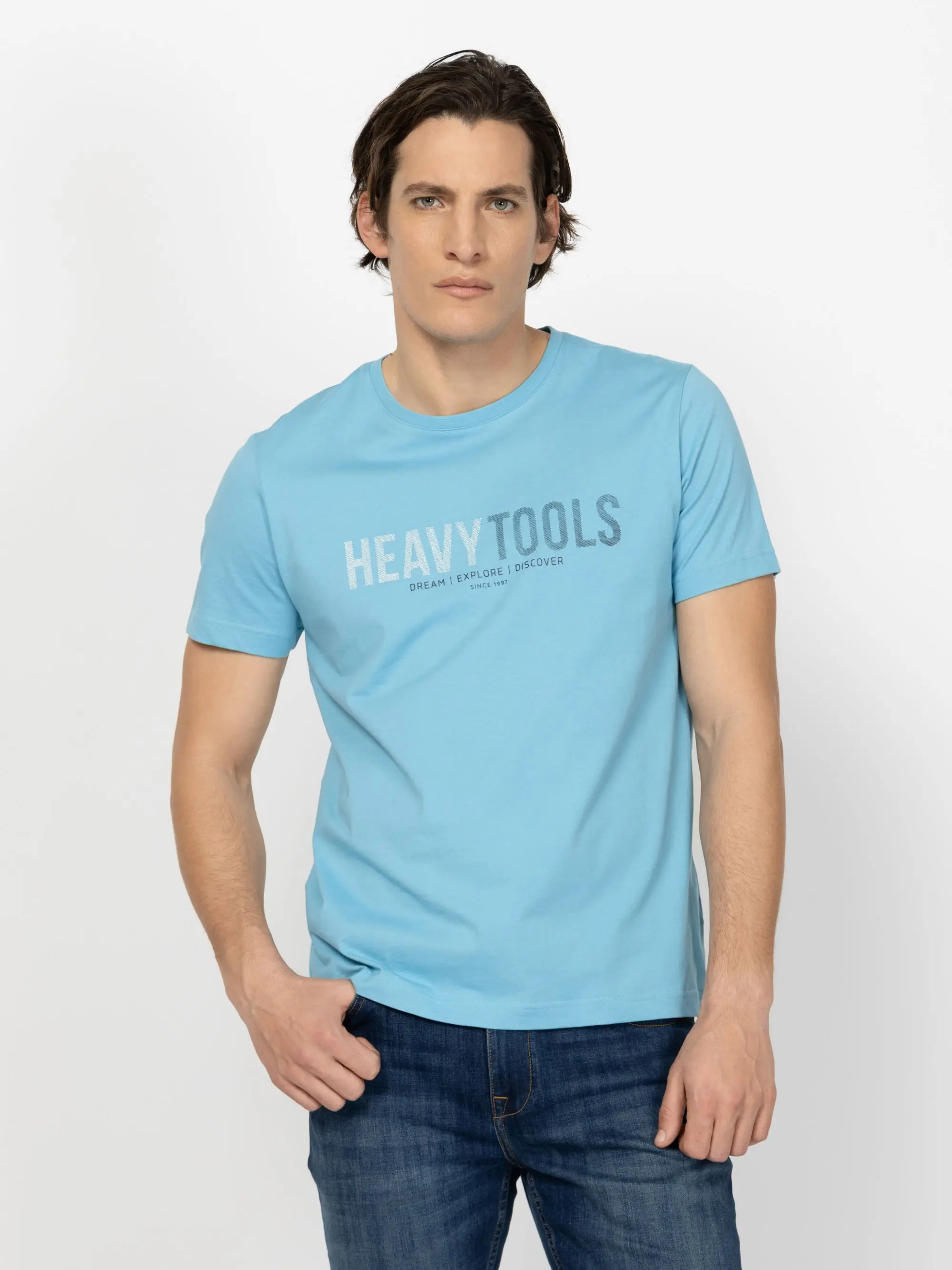 Heavy Tools - MERLOS / AQUA - Férfi póló