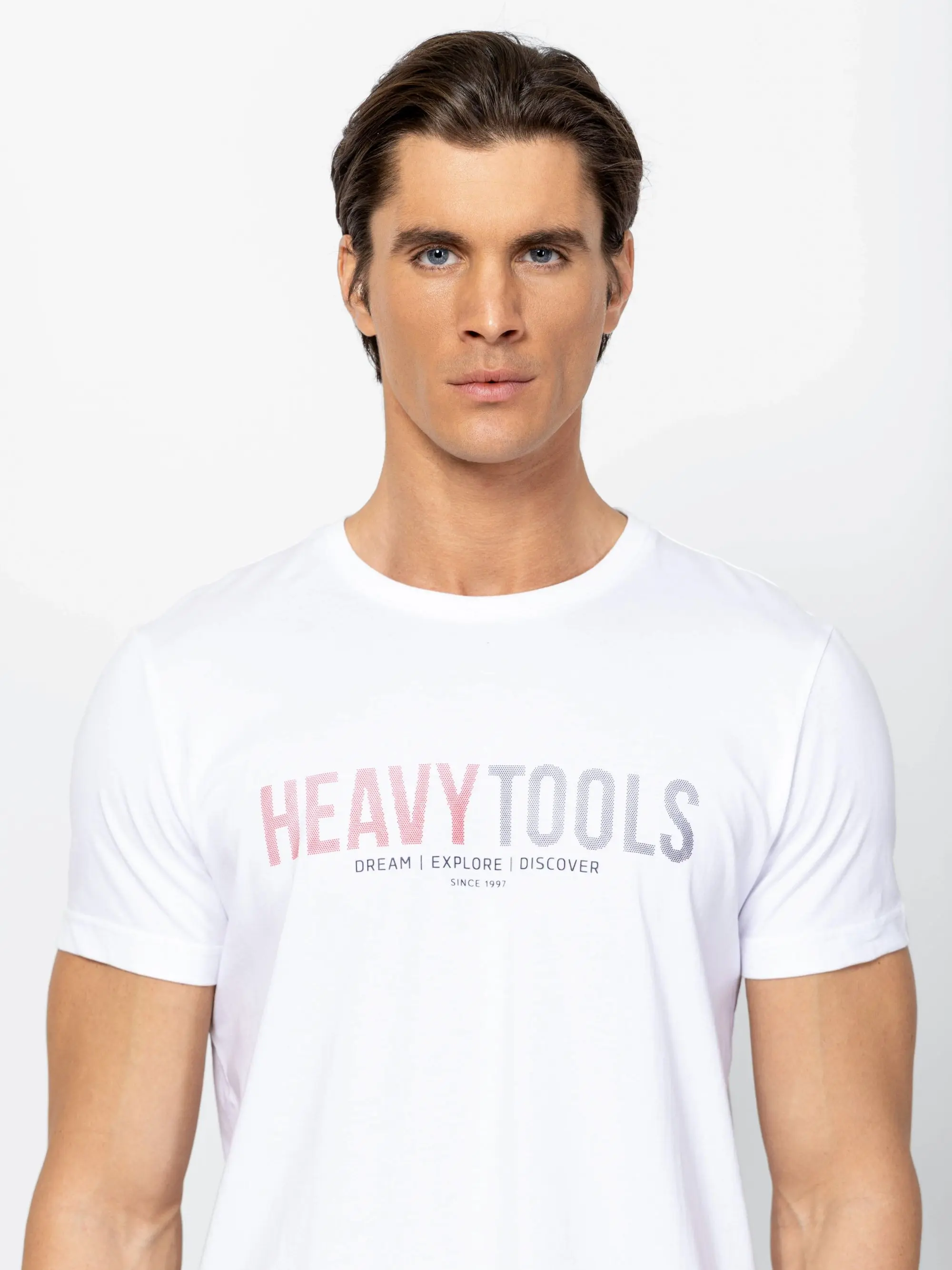 Heavy Tools - MERLOS / WHITE - Férfi póló