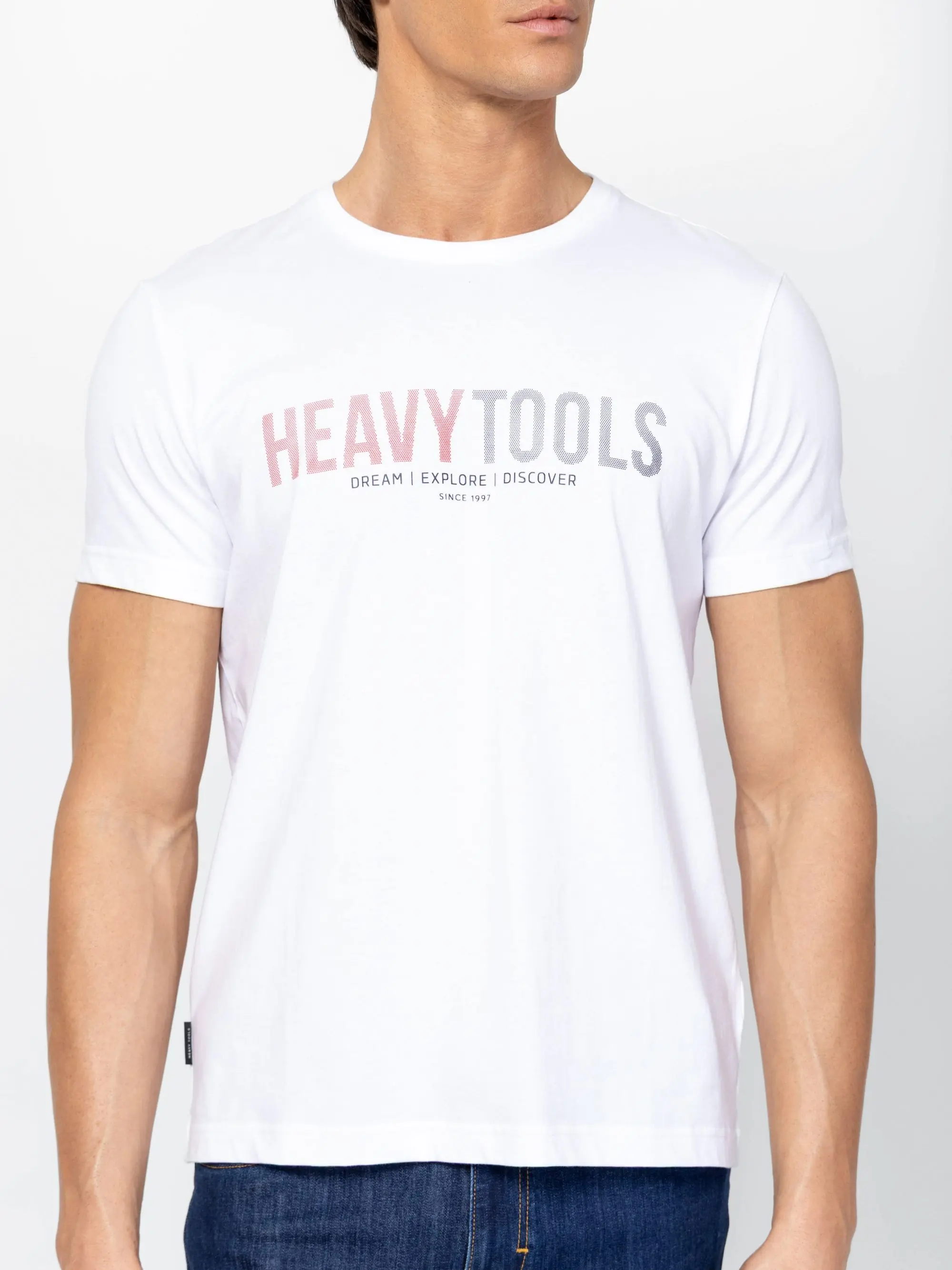 Heavy Tools - MERLOS / WHITE - Férfi póló