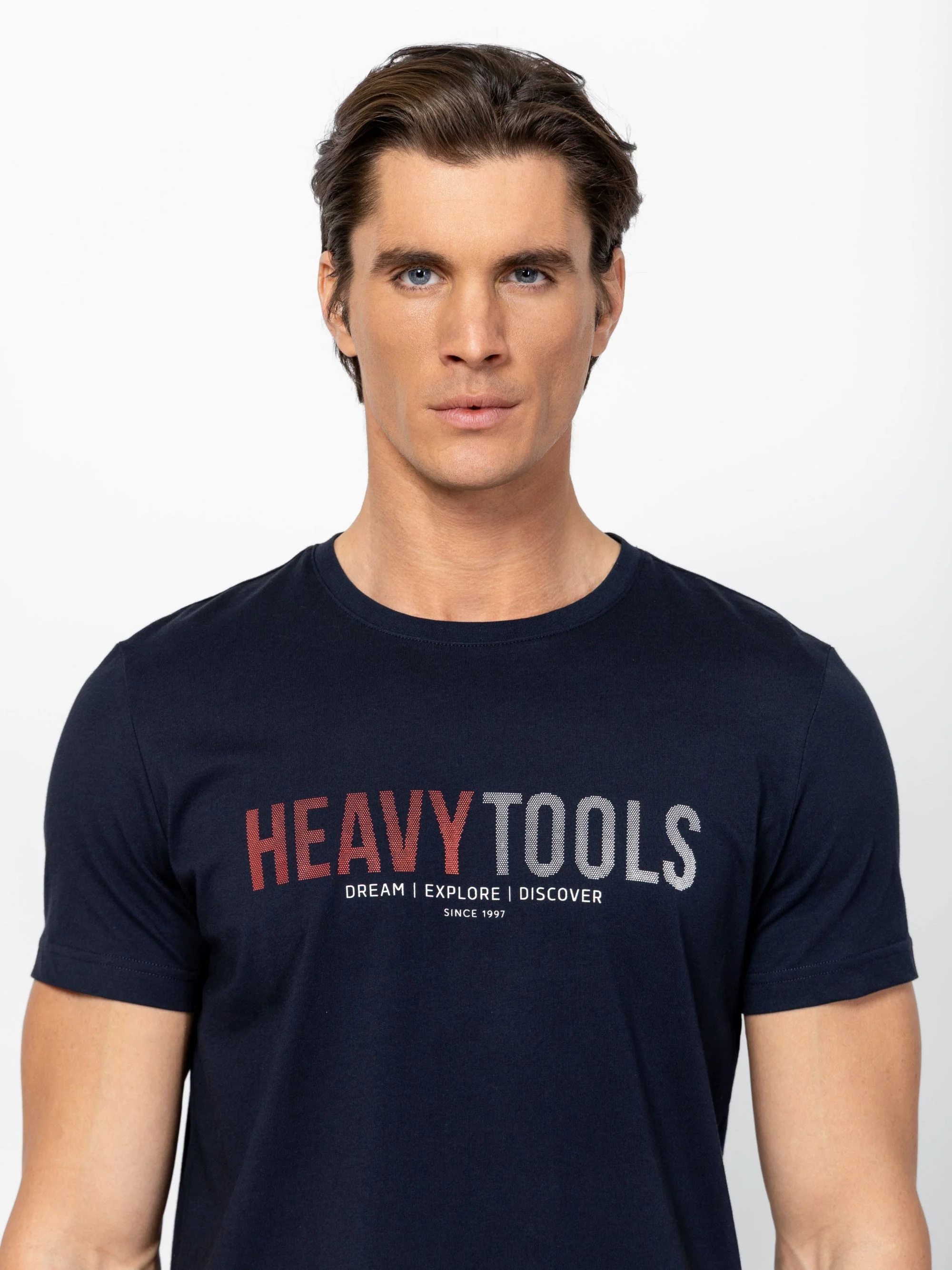 Heavy Tools - MERLOS / NAVY - Férfi póló