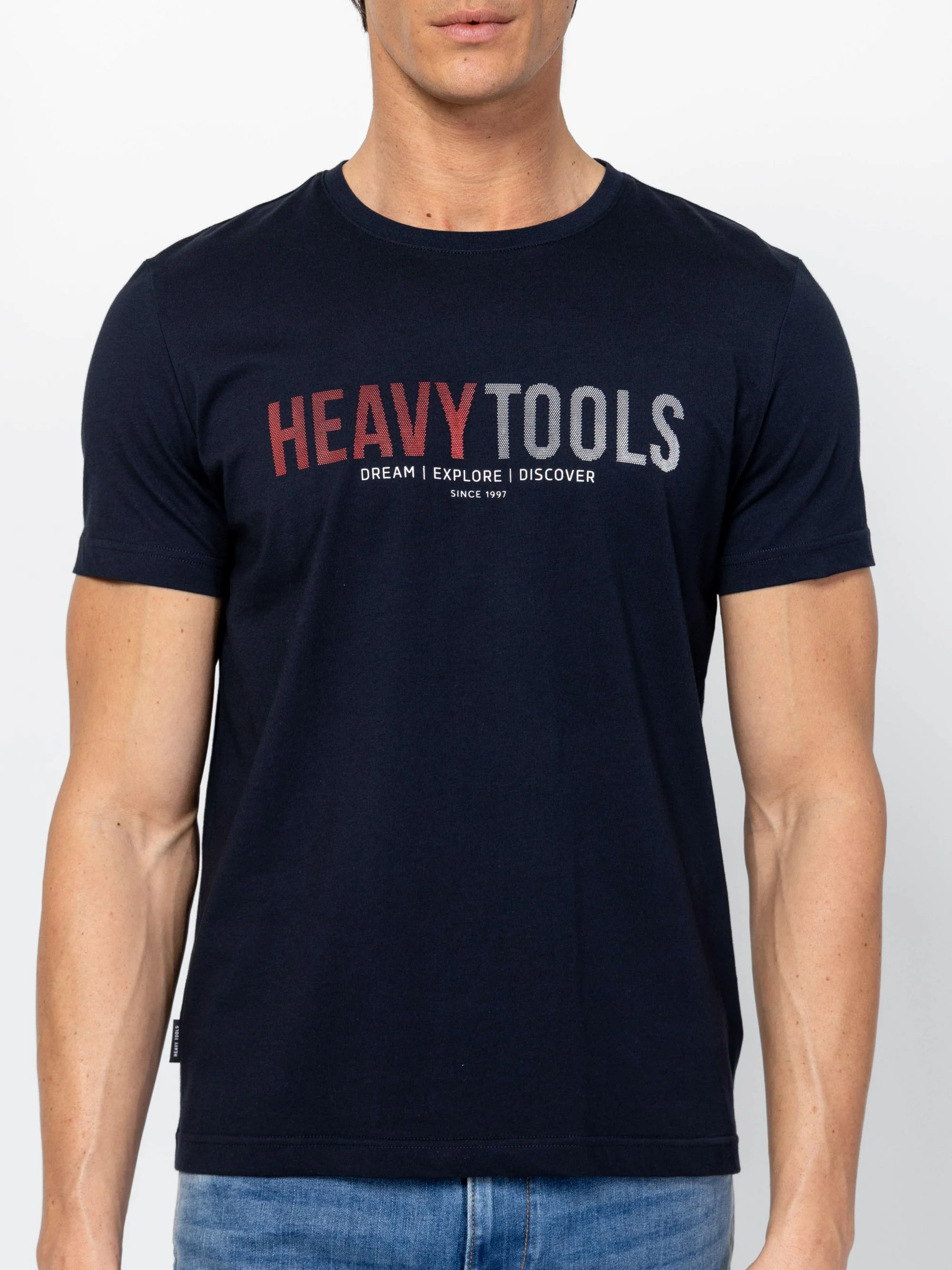 Heavy Tools - MERLOS / NAVY - Férfi póló