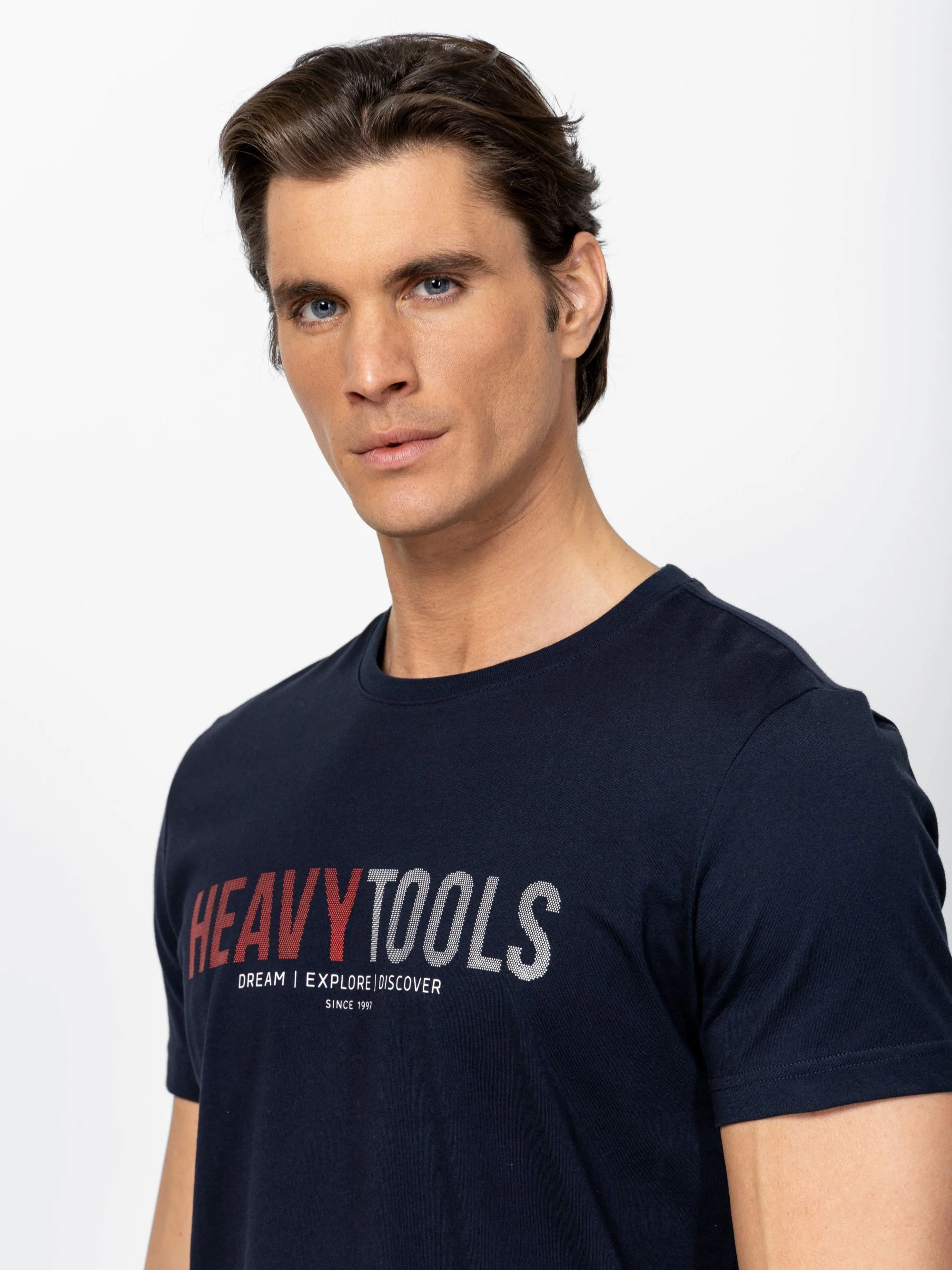 Heavy Tools - MERLOS / NAVY - Férfi póló