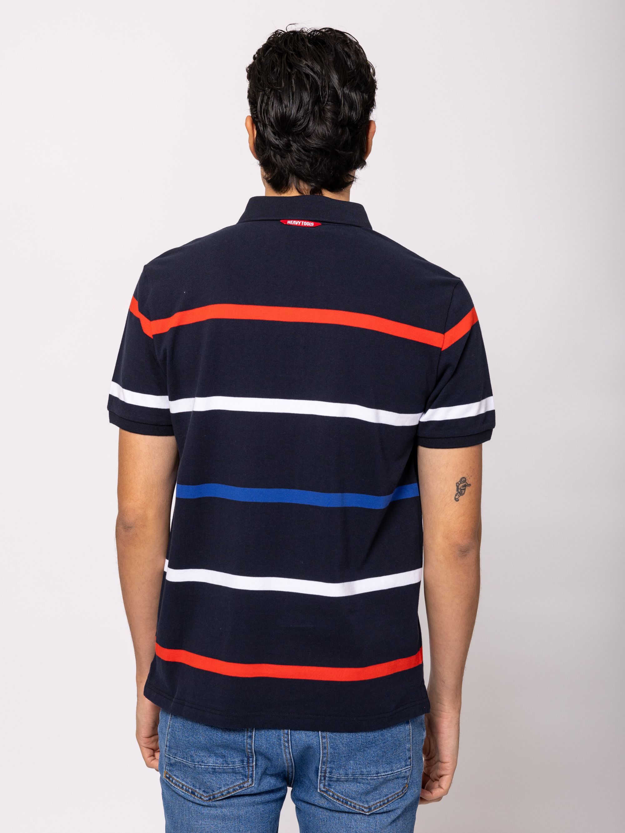 Heavy Tools - DRES / NAVY - Galléros Férfi póló