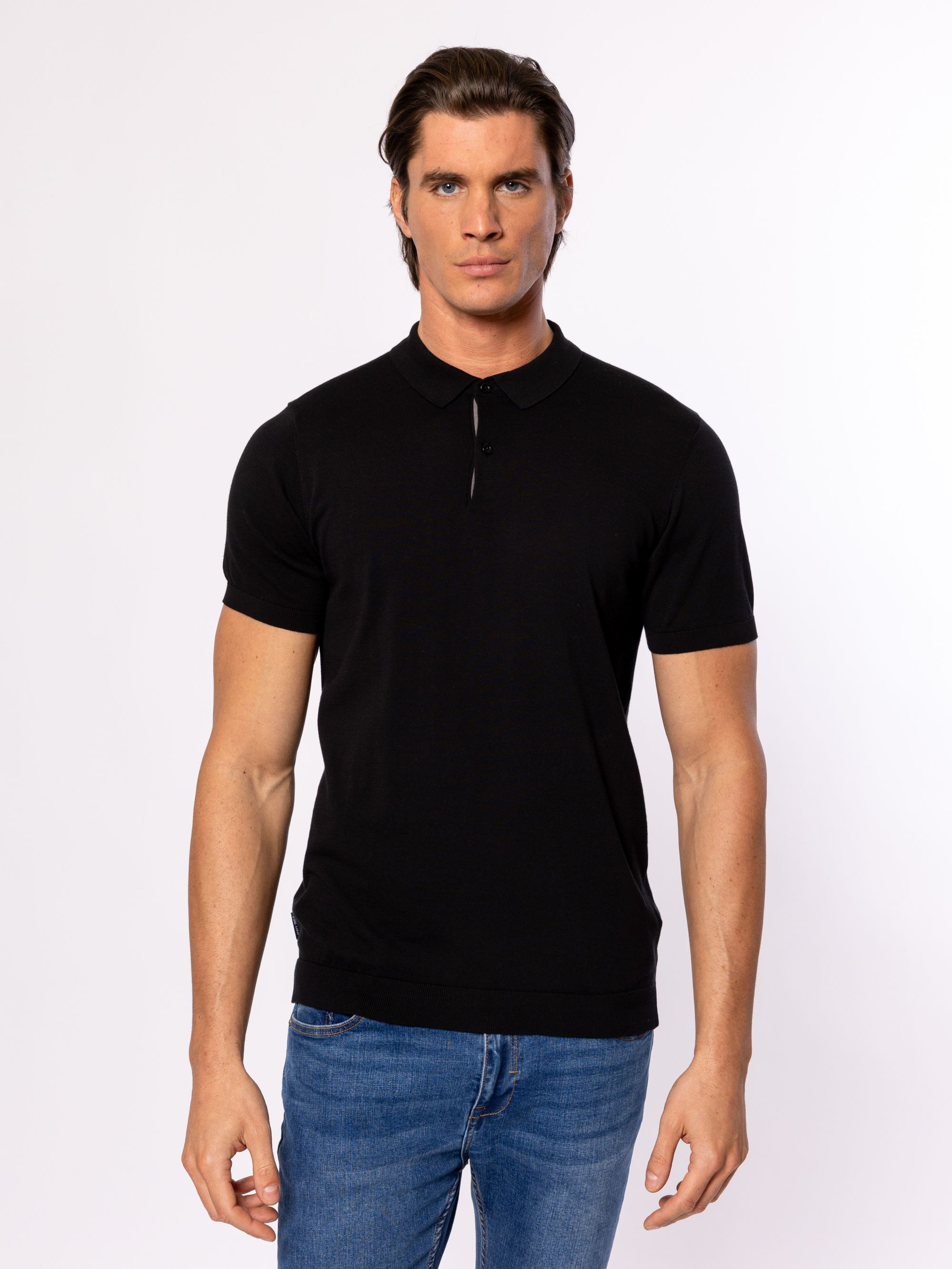 Heavy Tools - DETROIT / BLACK - Galléros Férfi póló