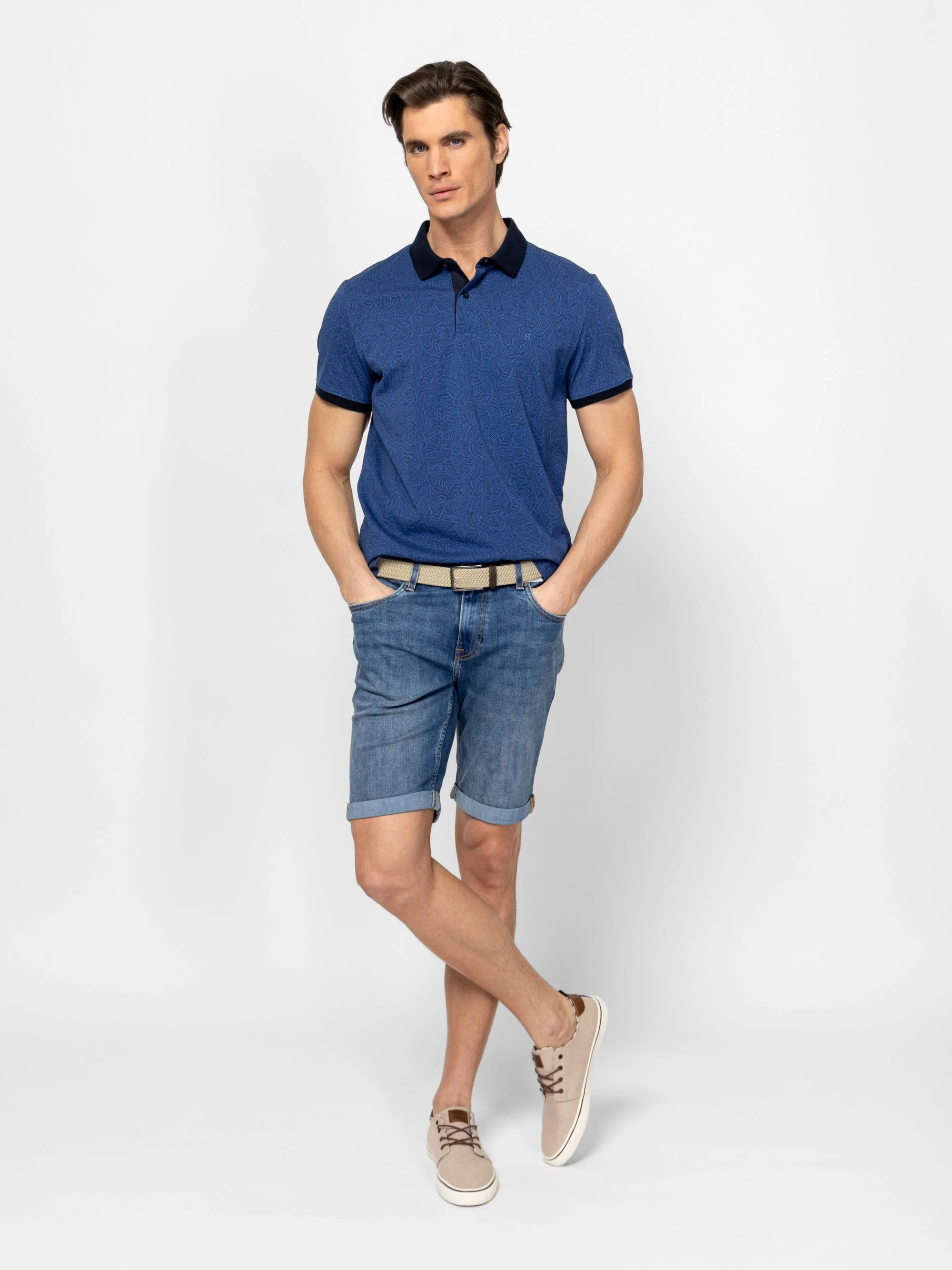 Heavy Tools - DAVOTER / NAVY - Galléros Férfi póló