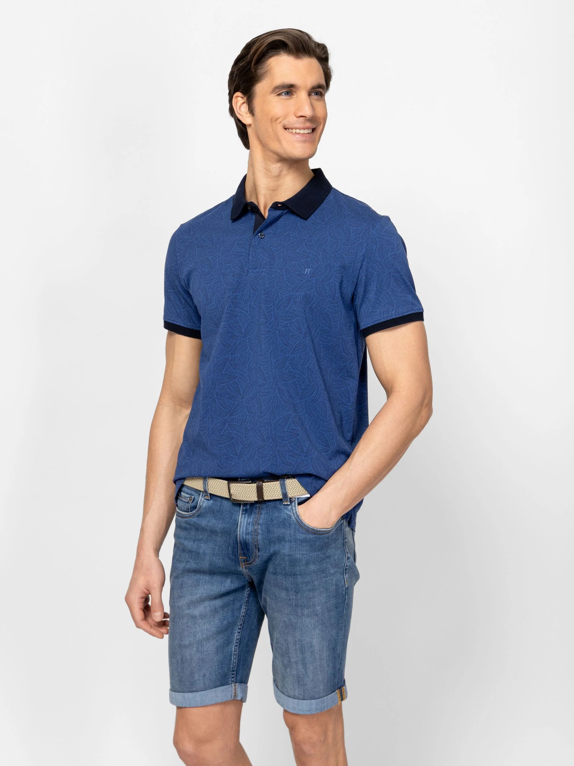 Heavy Tools - DAVOTER / NAVY - Galléros Férfi póló