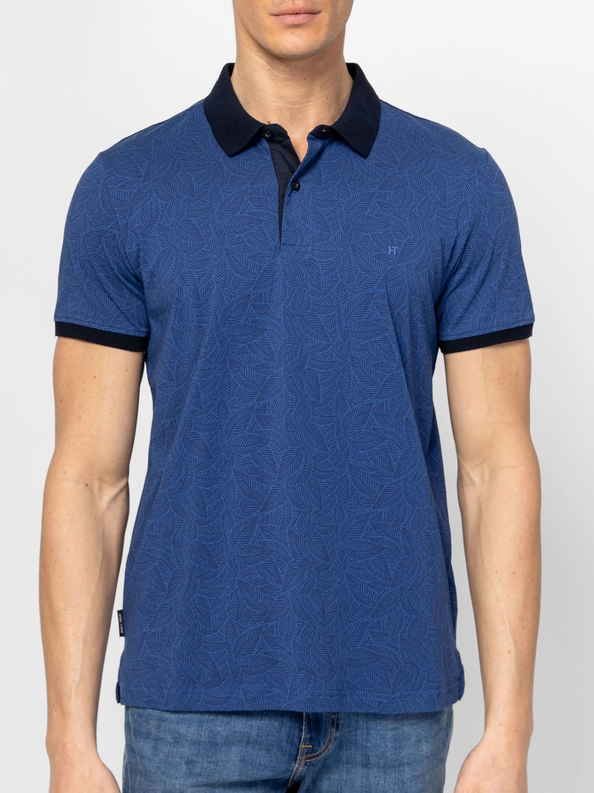 Heavy Tools - DAVOTER / NAVY - Galléros Férfi póló