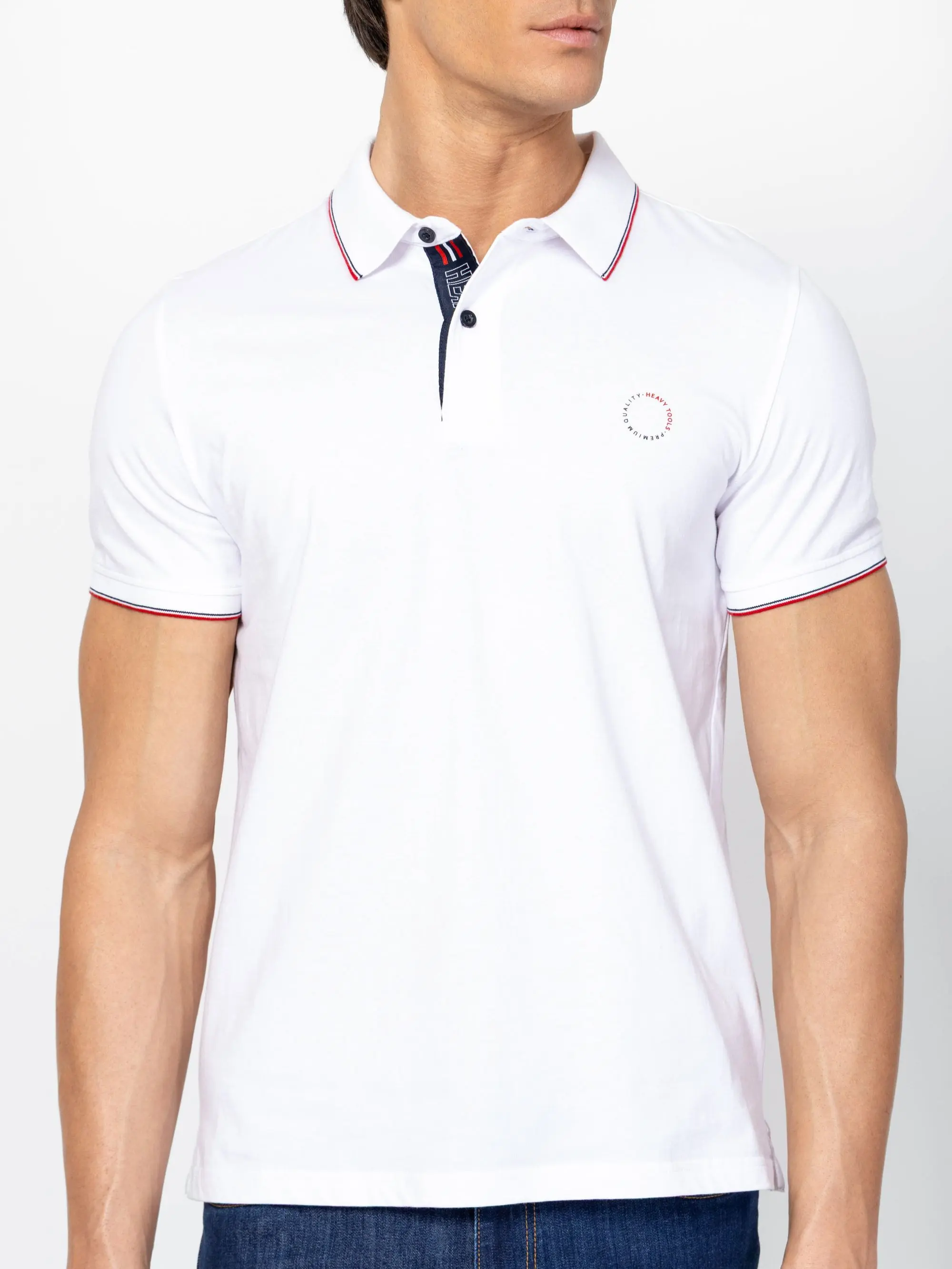 Heavy Tools - DANDYS26 / WHITE - Férfi póló