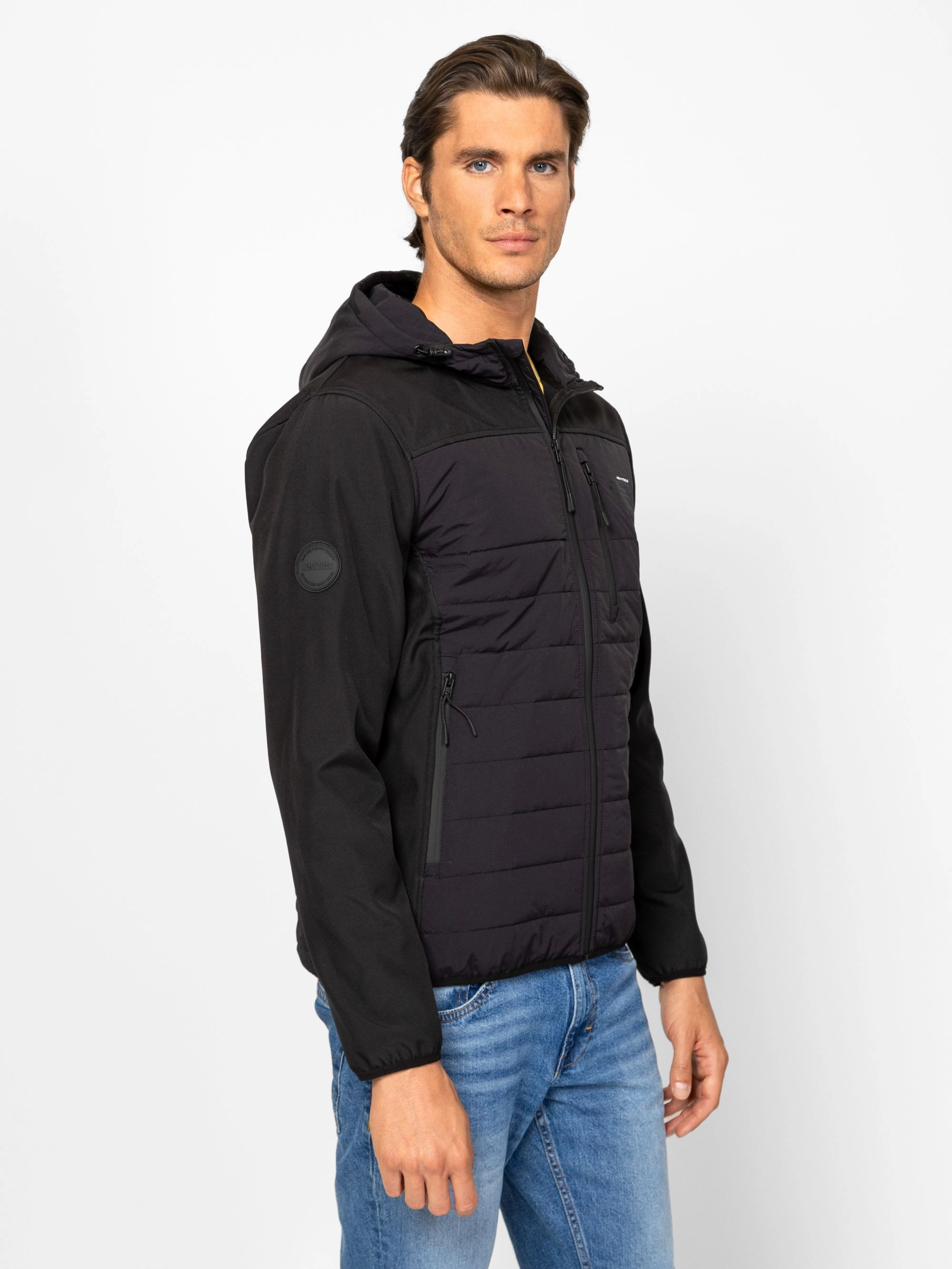 Heavy Tools - NEVIS / BLACK - Férfi dzseki