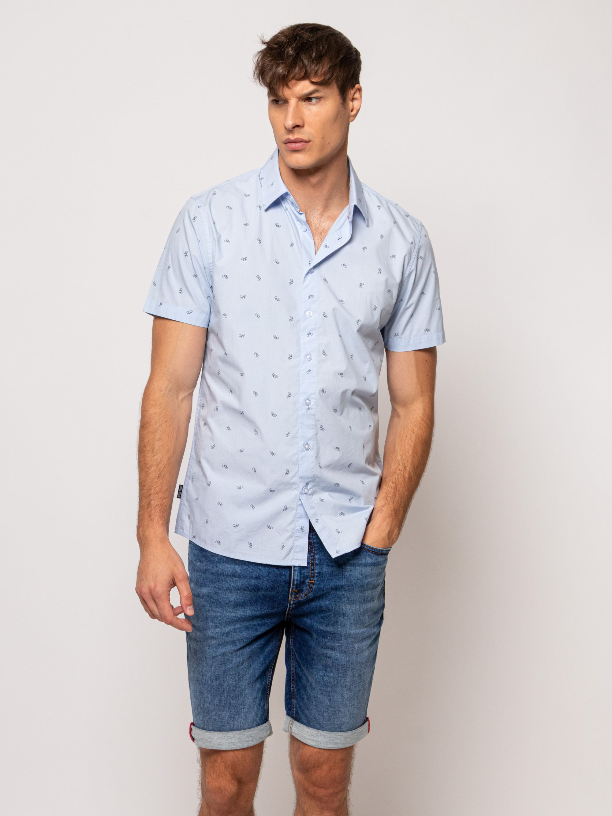 Heavy Tools - ROLLERS25 / BICYCLE - Férfi ing