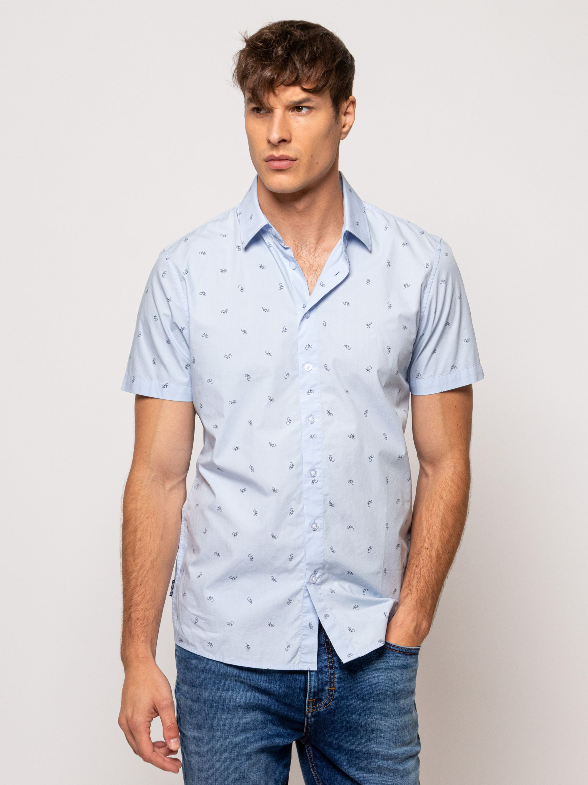 Heavy Tools - ROLLERS25 / BICYCLE - Férfi ing