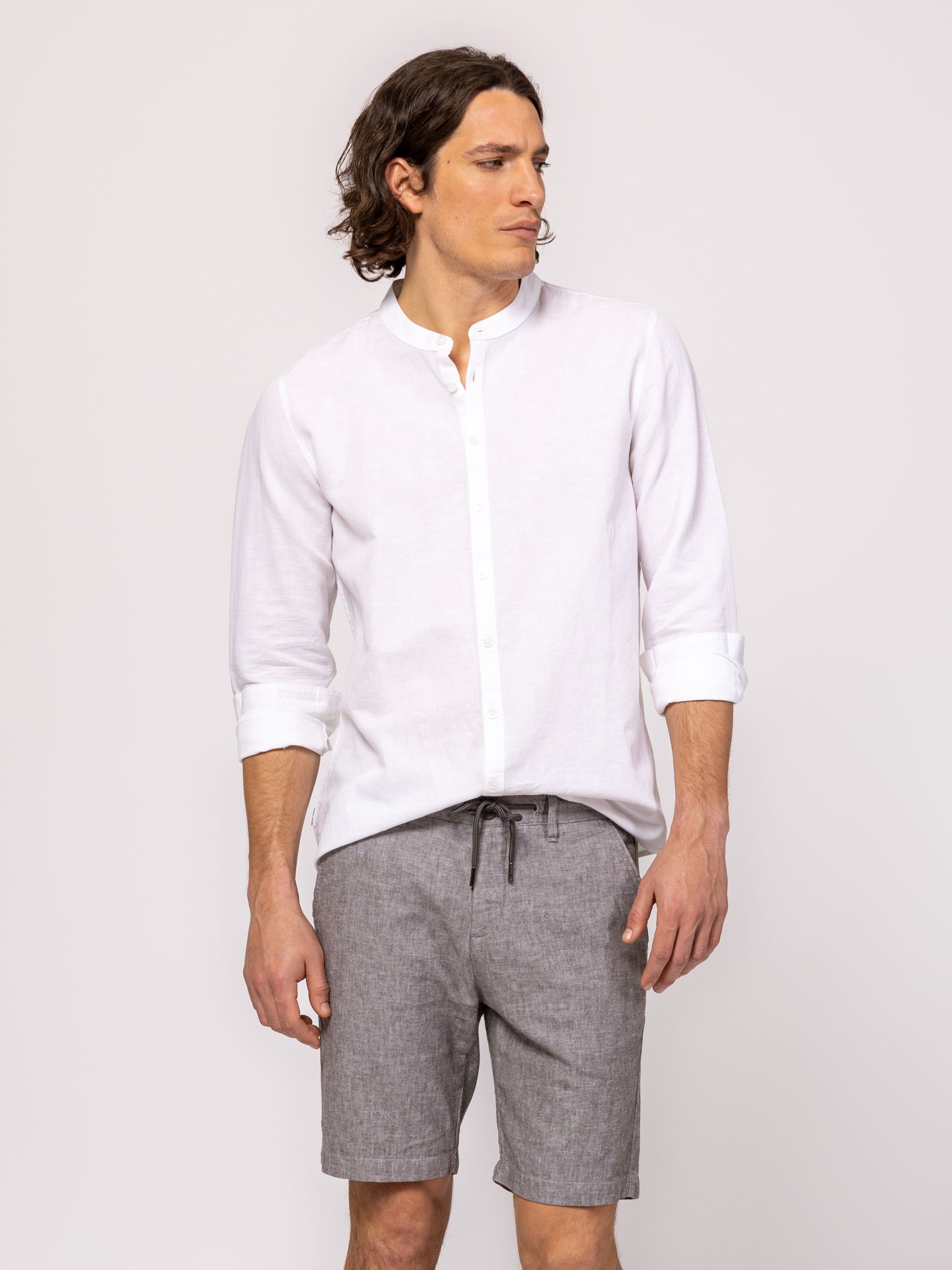 Heavy Tools - WALERIO / OLIVE - Elegáns Férfi rövidnadrág