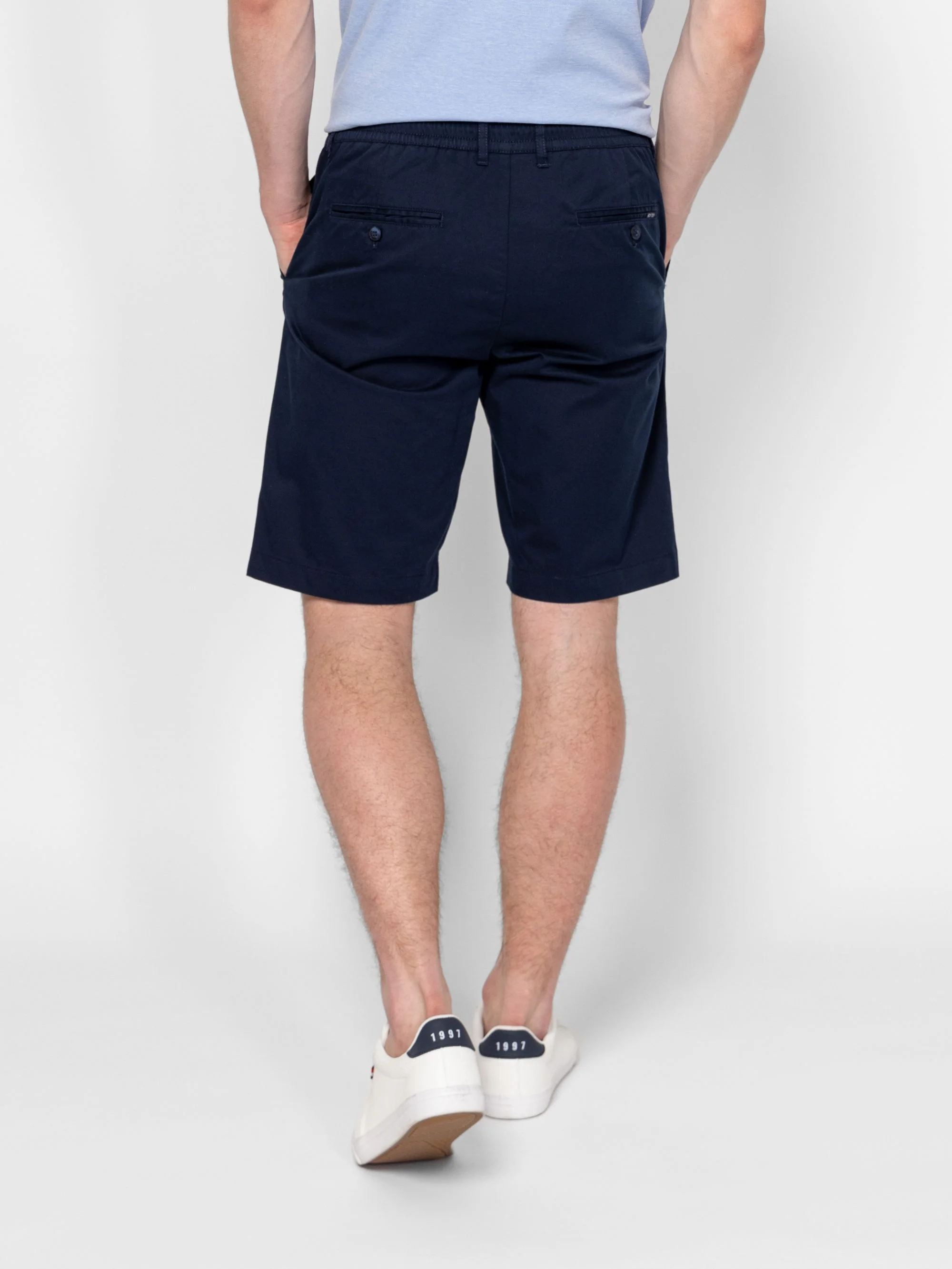 Heavy Tools - WALLNUT / NAVY - Elegáns Férfi rövidnadrág