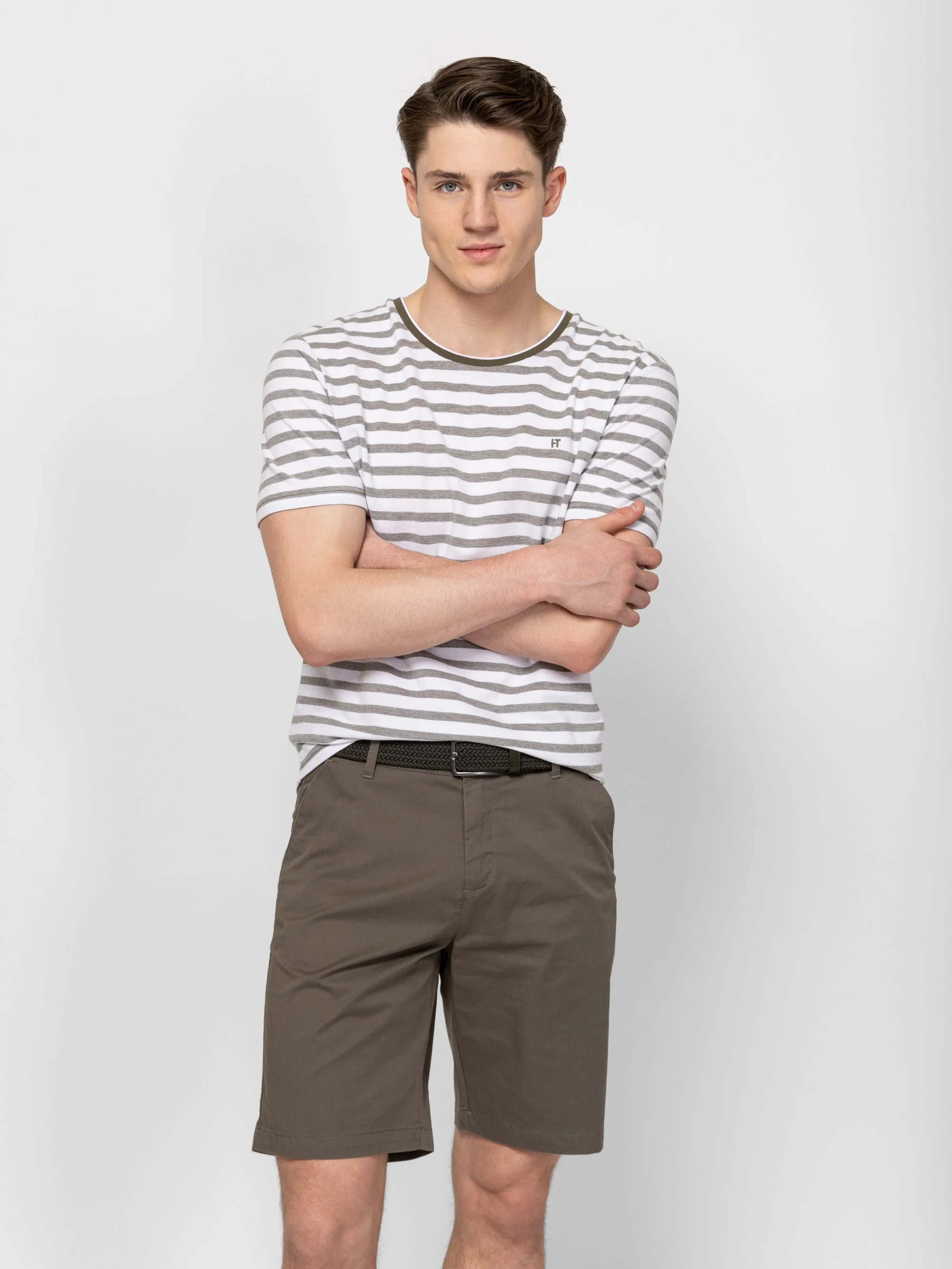 Heavy Tools - WARGO / KHAKI - Elegáns Férfi rövidnadrág