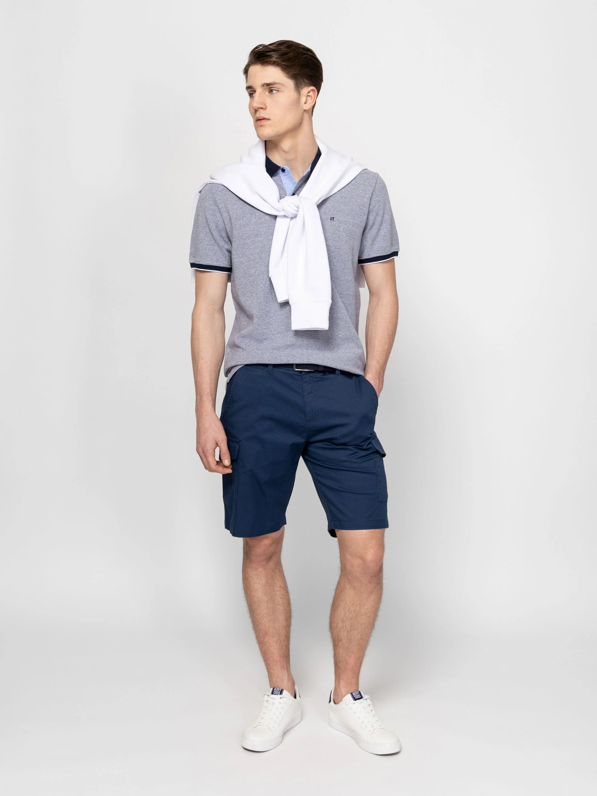 Heavy Tools - WINSTER / NAVY - Elegáns Férfi rövidnadrág