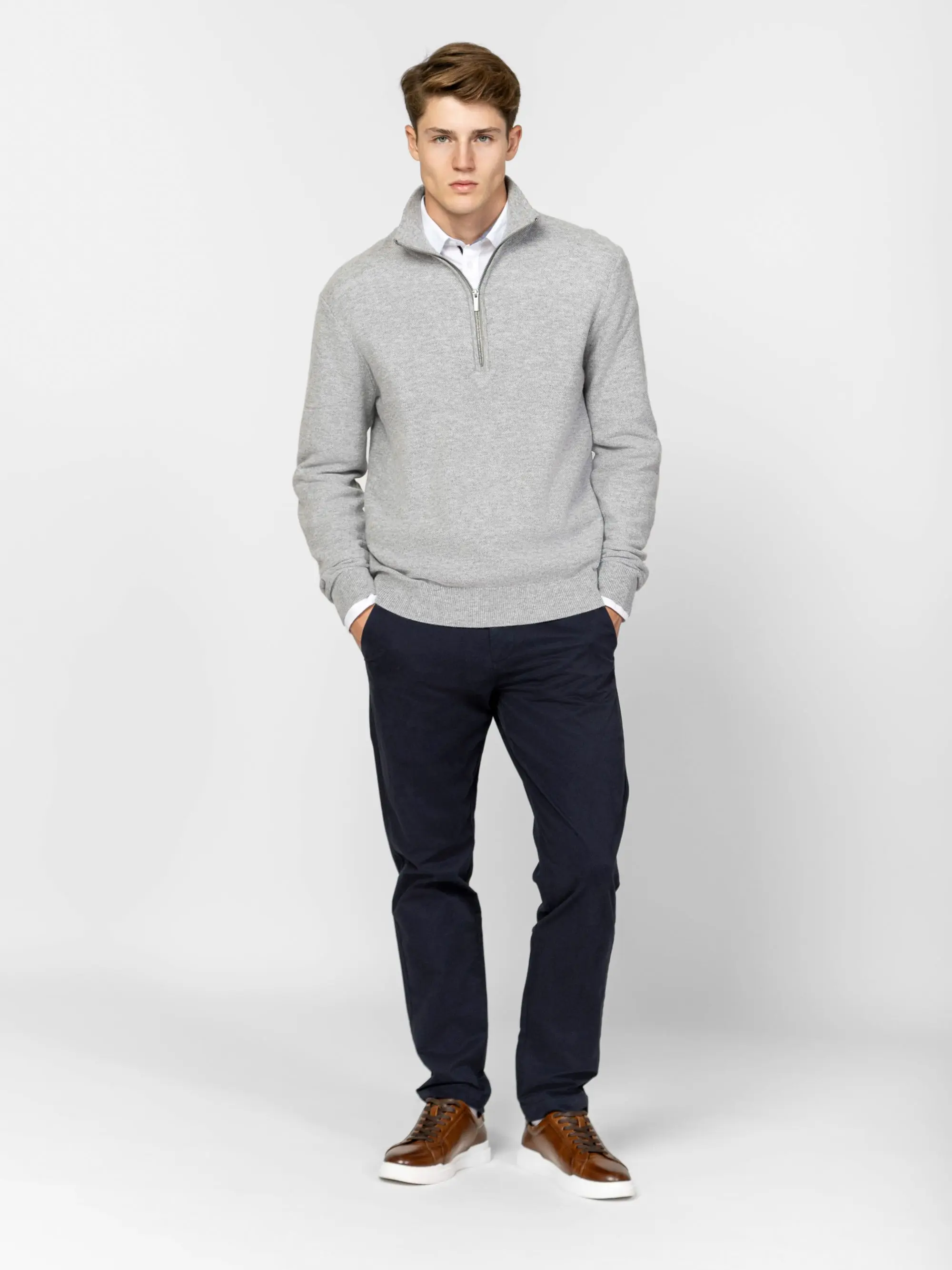 Heavy Tools - HERMES - Elegáns Férfi pulóver